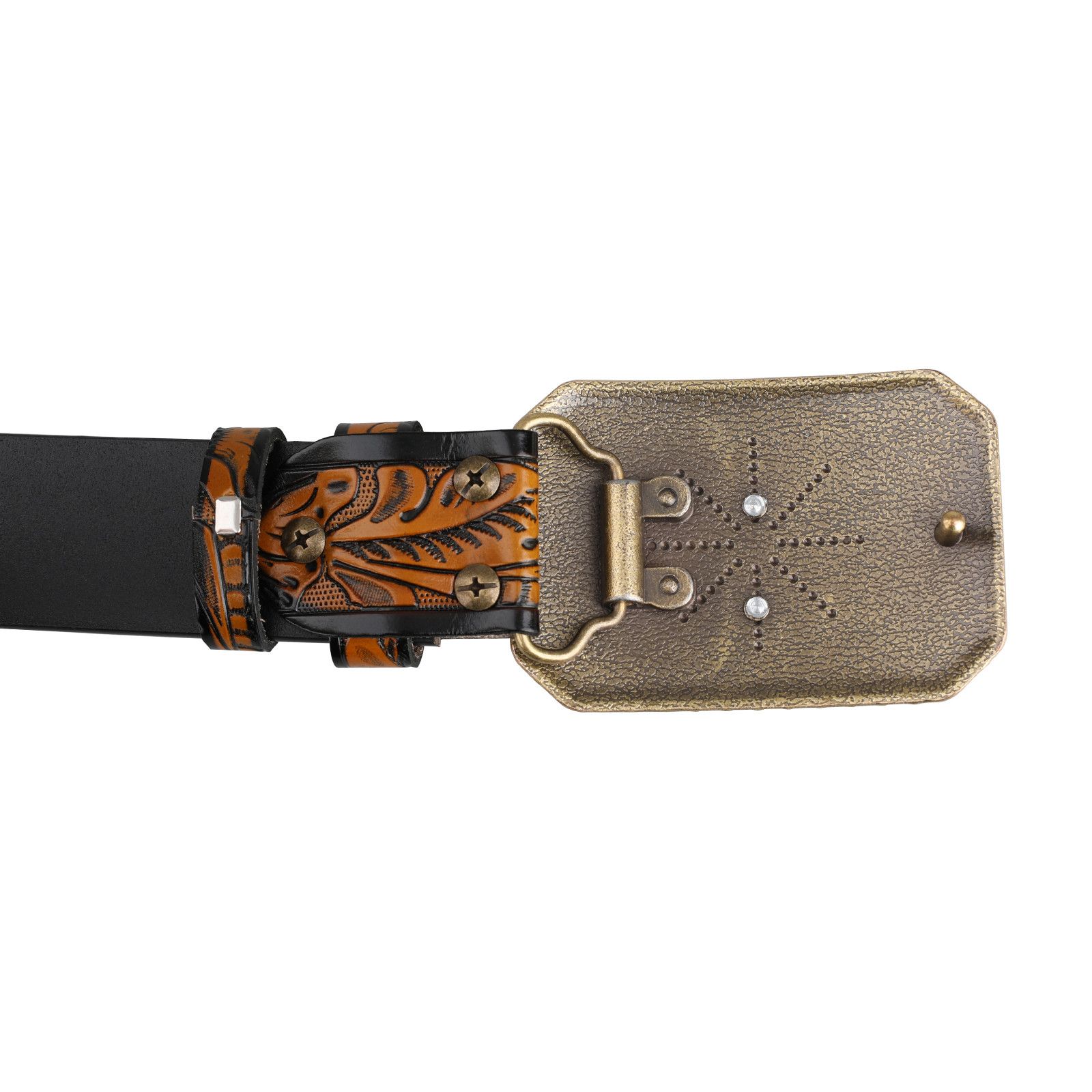 Designer Vintage Vintage Belt Riveted Belts Menswear Accessories Size ONE SIZE - 2 Thumbnail
