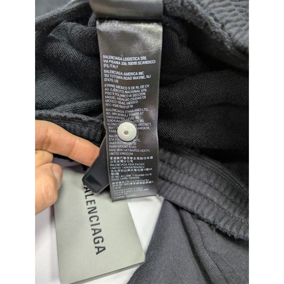 Balenciaga o1rshd1 Top League Med Moll Baggy Pants in Black Size US 28 / EU 44 - 21 Thumbnail