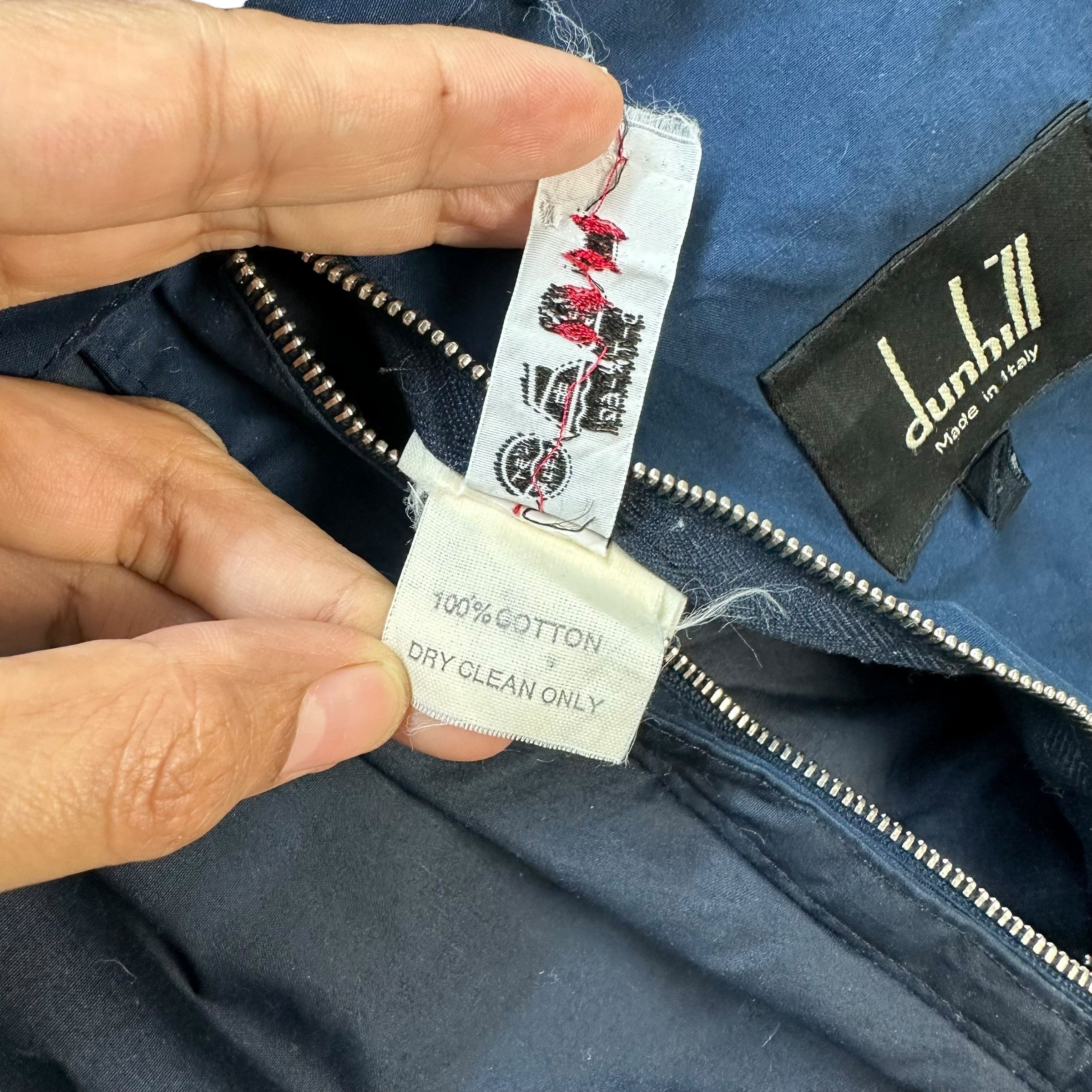 Alfred Dunhill ALFRED DUNHILL Small Logo Casual Bomber Jacket #1512-A62 Size US S / EU 44-46 / 1 - 10 Thumbnail