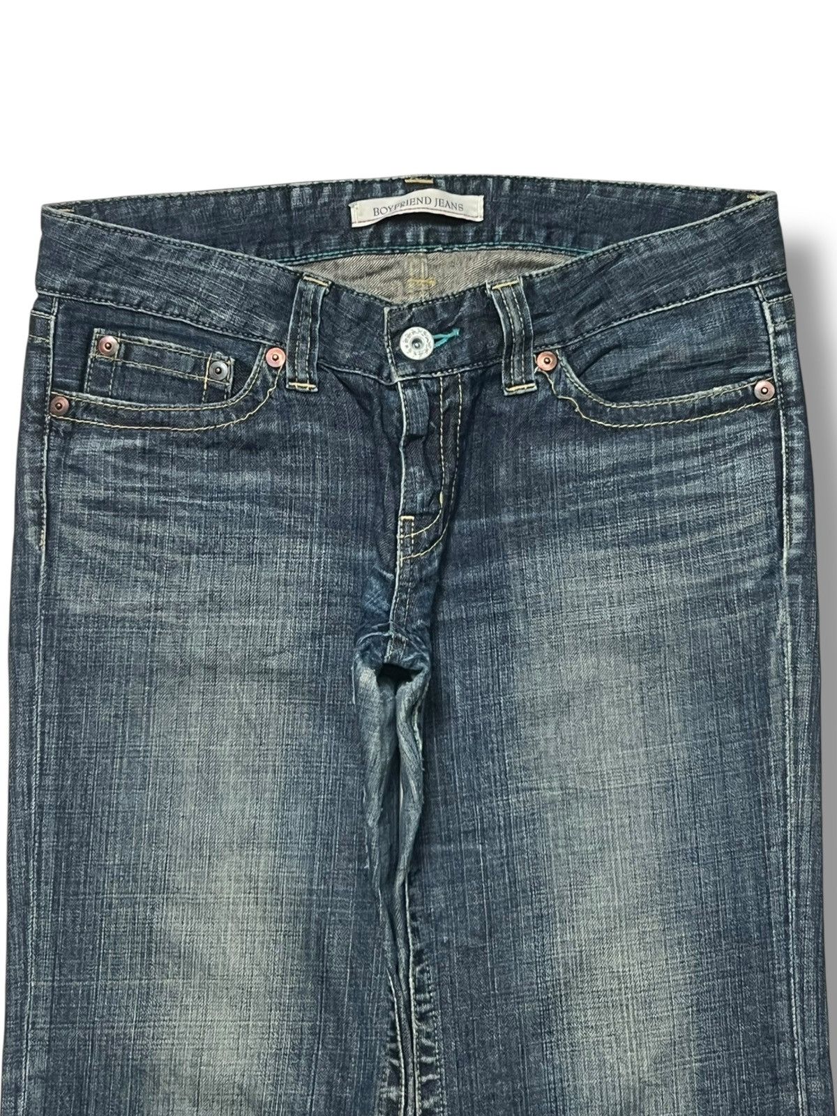 Uniqlo Vintage Uniqlo Bell Bottom Japan - Faded Wash Jeans Size US 35 - 3 Thumbnail