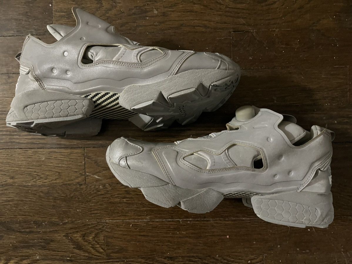 Reebok × Vetements Reebok x Vetements Grey Reflective InstaPump Fury Trainers Size US 11.5 / EU 44-45 - 5 Thumbnail