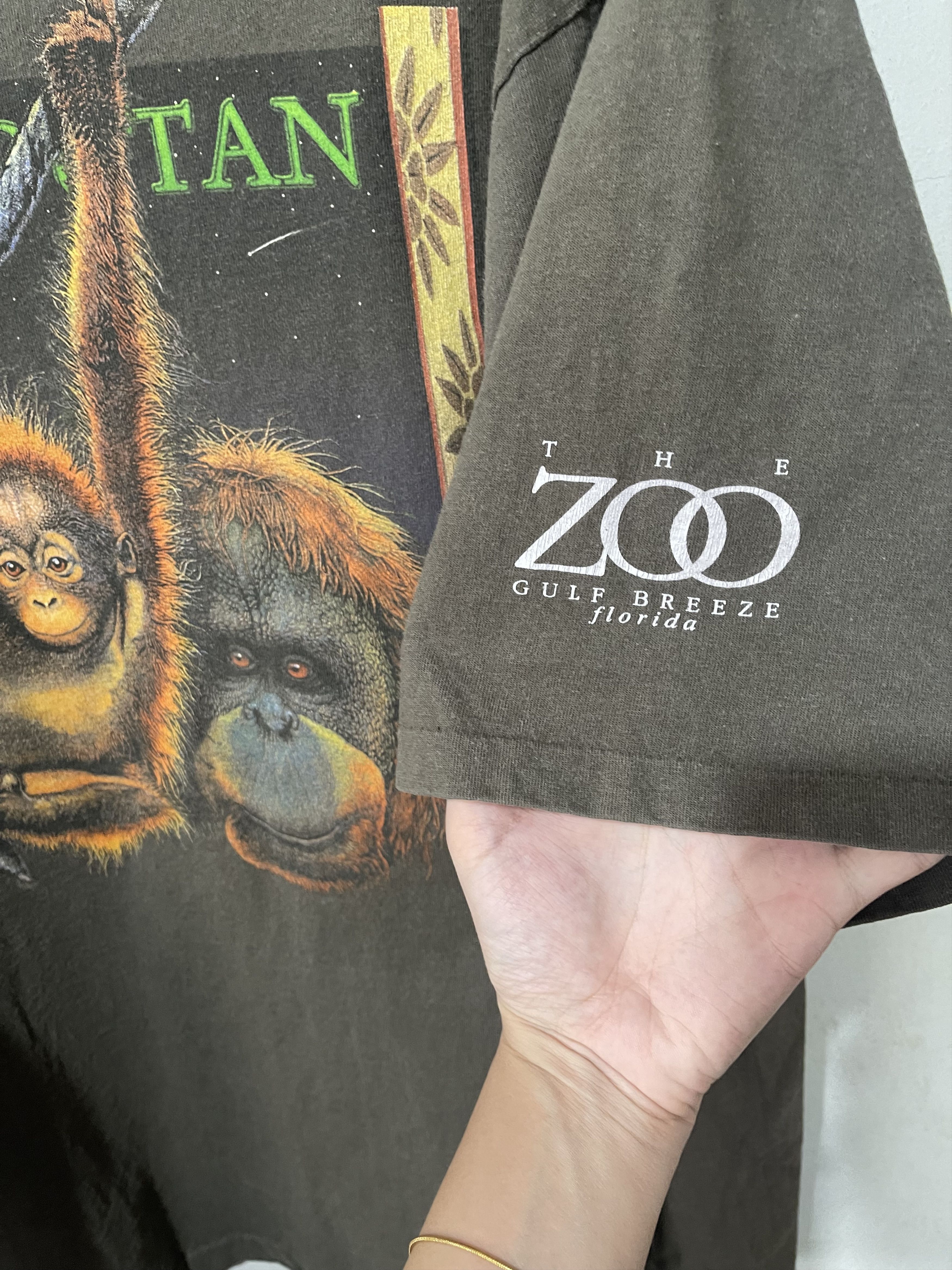 Vintage Vintage 90s Orangutan Shirt Size US XXL / EU 58 / 5 - 5 Thumbnail