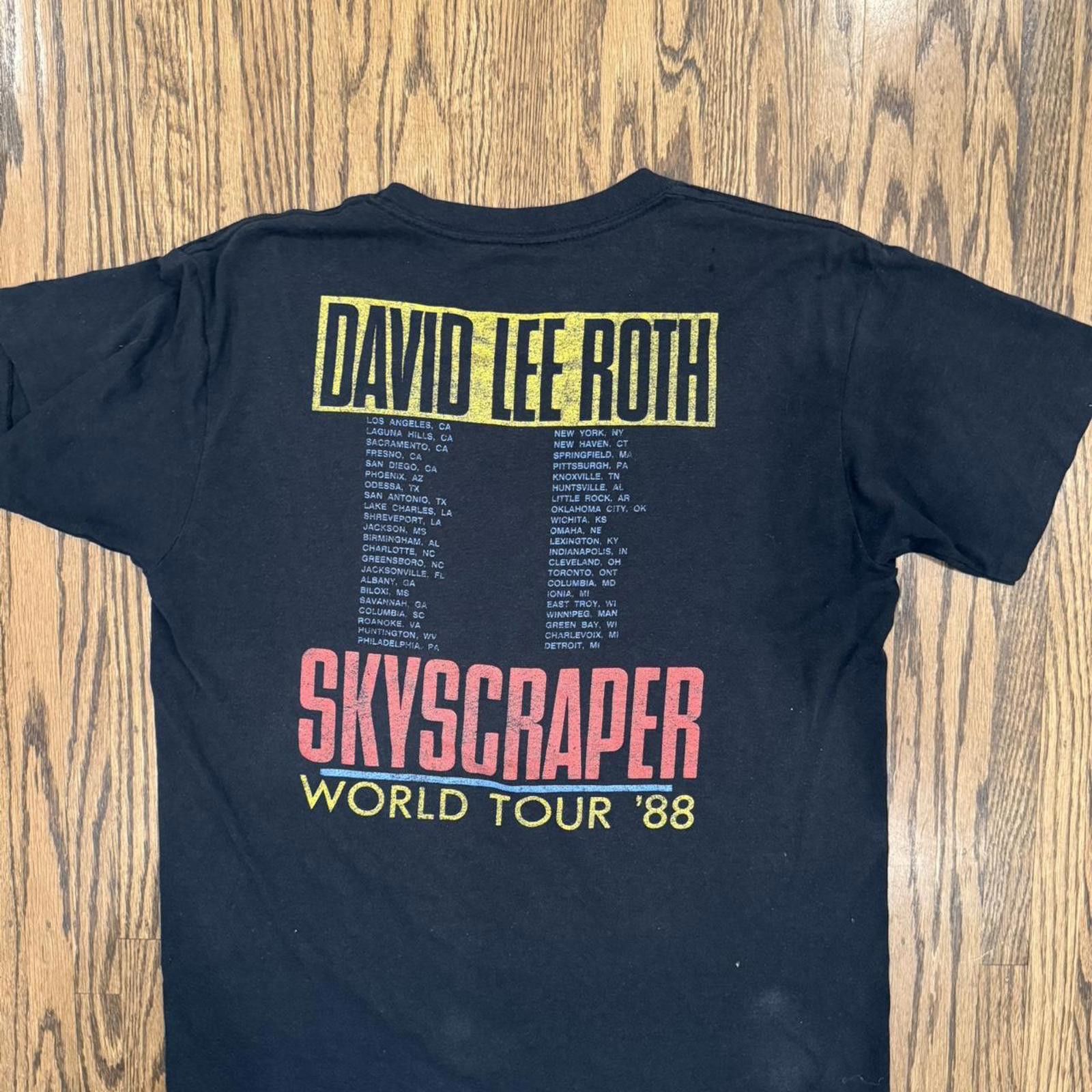 Other David Lee Roth Skyscraper Tour 1988 Shirt - L Size US L / EU 52-54 / 3 - 6 Thumbnail