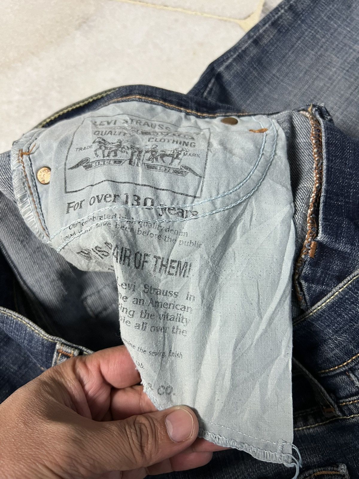 Levi's × Levi's Vintage Clothing VINTAGE LEVIS 529 FLARE JEANS Size US 30 / EU 46 - 14 Thumbnail