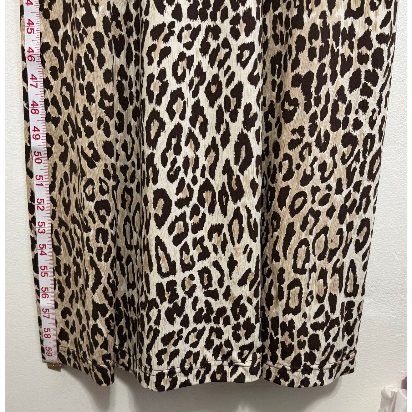 Other Essentials by Milano Leopard Print Slip Maxi Dress Large Size L / US 10 / IT 46 - 4 Thumbnail