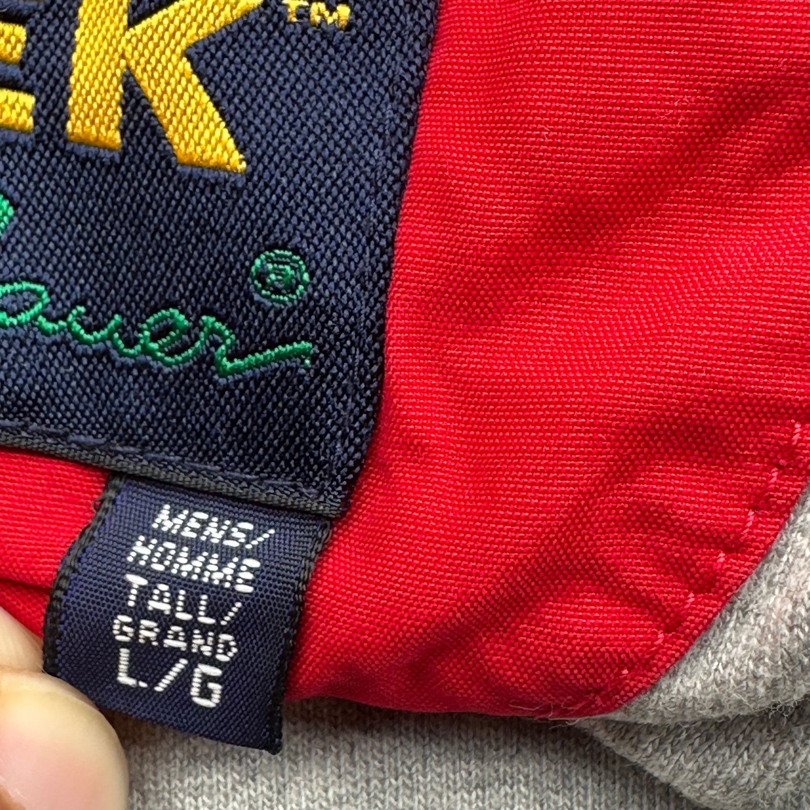 Eddie Bauer Vintage Eddie Bauer Ebtek Cotton Jacket Mens Large Tall Red Size US L / EU 52-54 / 3 - 2 Thumbnail