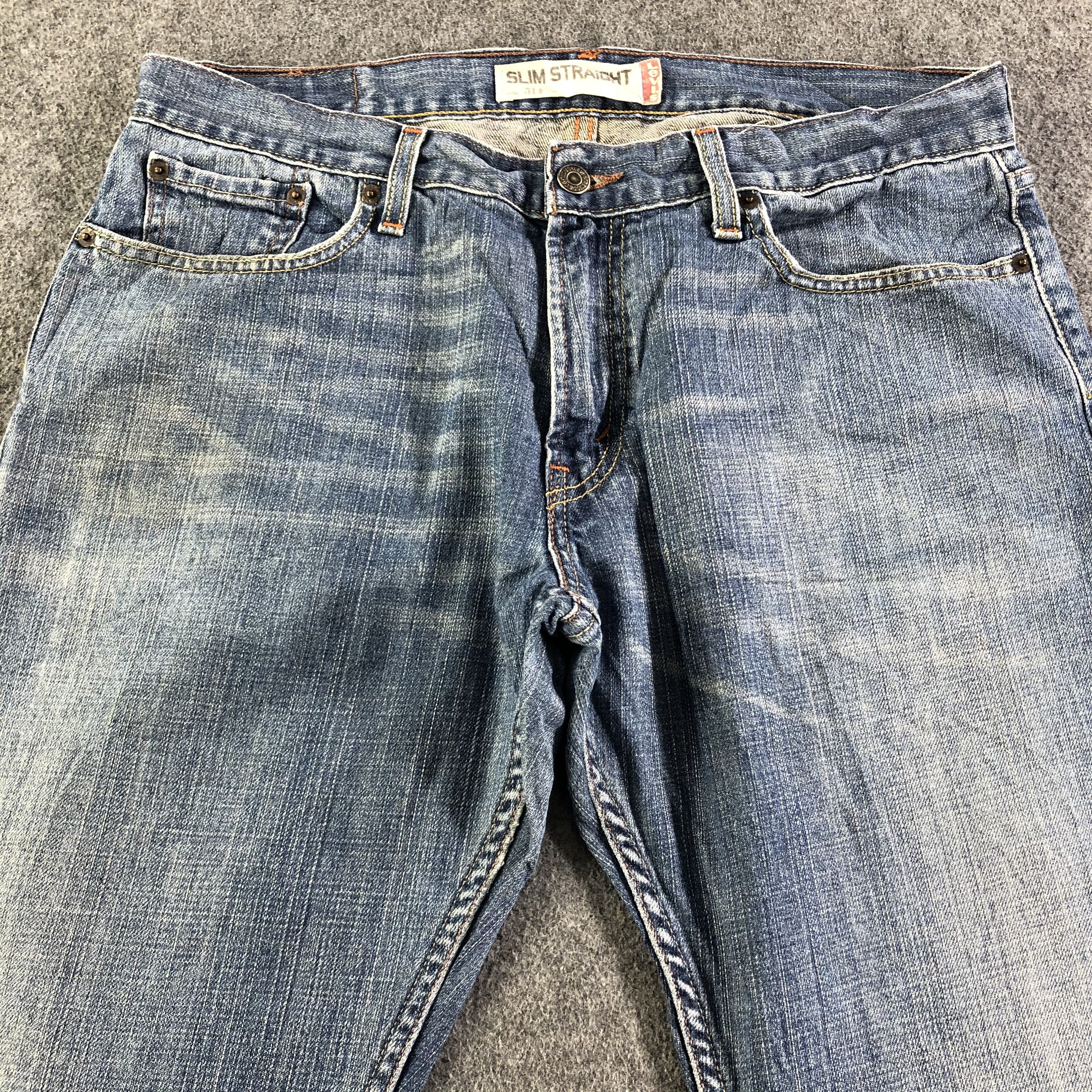 Levi's Vintage Blue Wash Levis 514 Jeans-J3007 Size US 36 / EU 52 - 3 Thumbnail