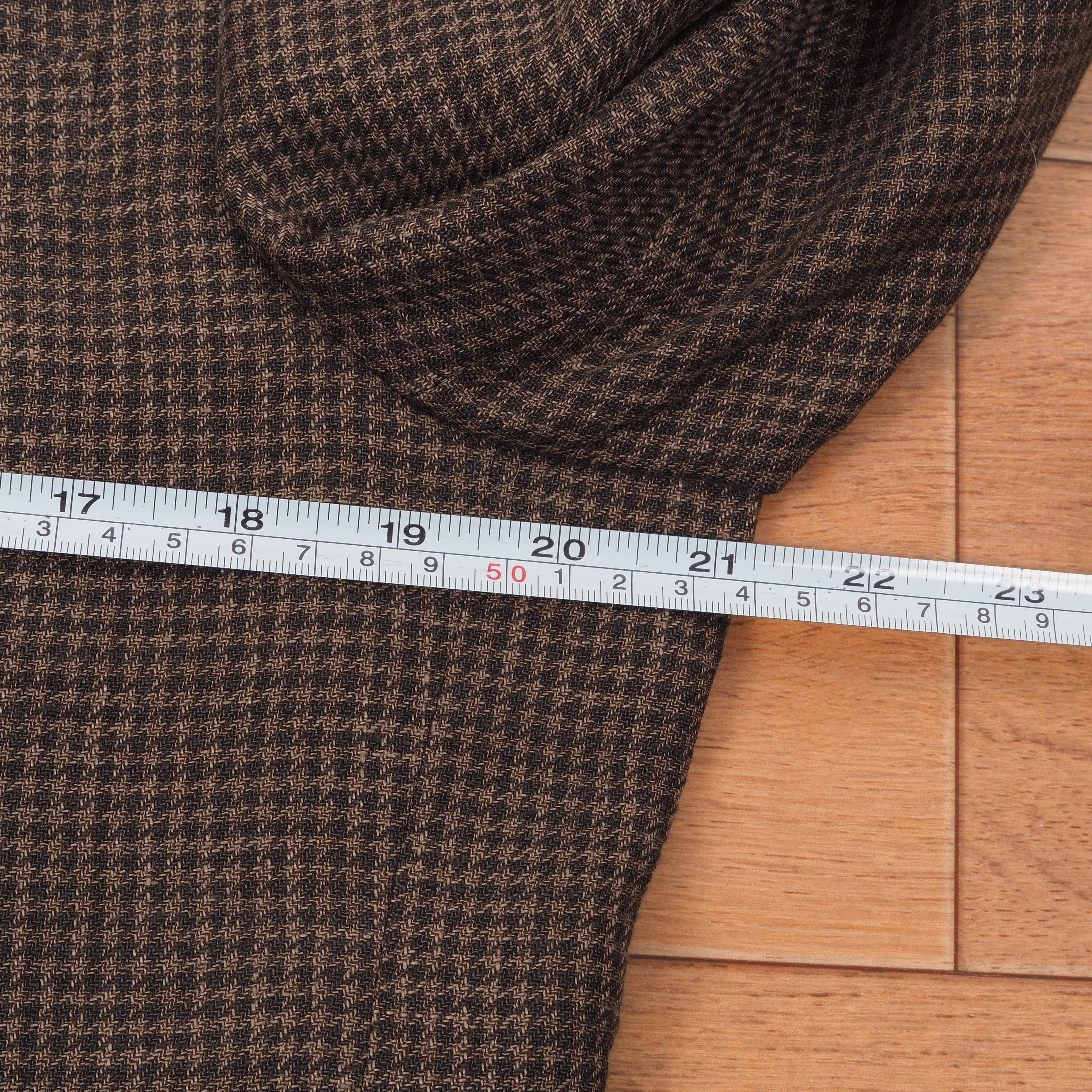 Caruso × Handmade RAFFAELLE CARUSO Linen Wool Silk Sport Coat Blazer Jacket Size 42R - 10 Thumbnail