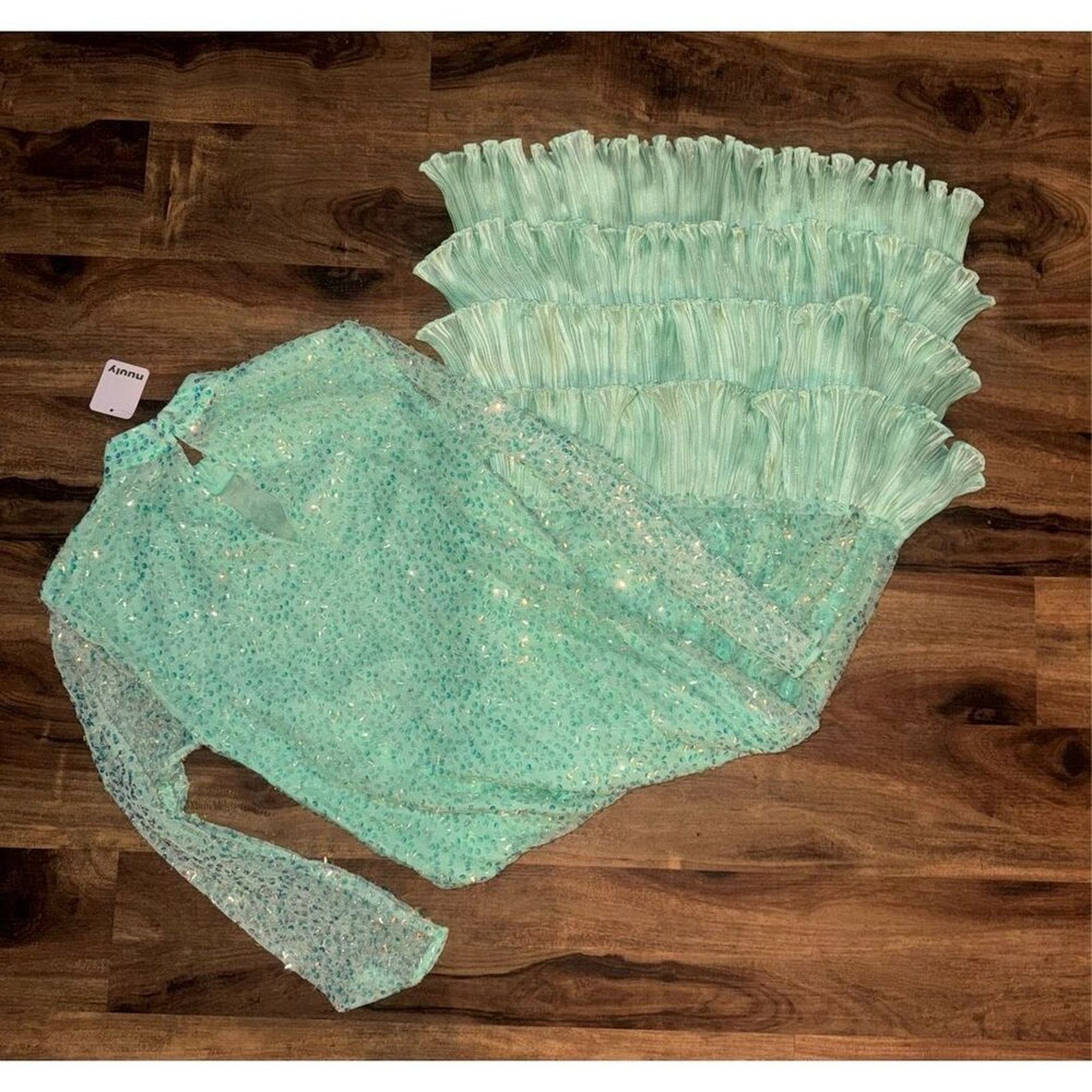 Anthropologie NWT Anthropologie Bhanuni Sequin Maxi Dress - Size Small Size S / US 4 / IT 40 - 4 Thumbnail