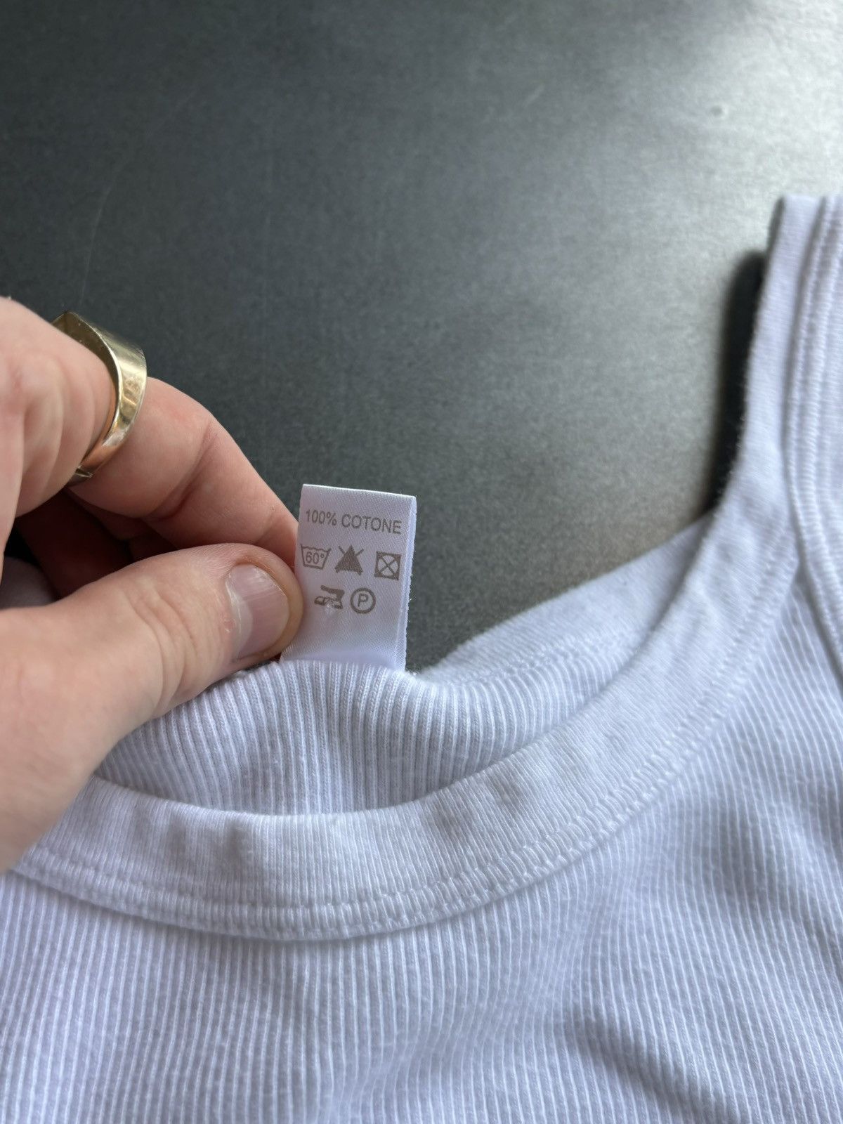 Hanes × Vintage Vintage Undershirt Vintage Tank Top Sleeveless Ribbed Henri Size US M / EU 48-50 / 2 - 5 Thumbnail
