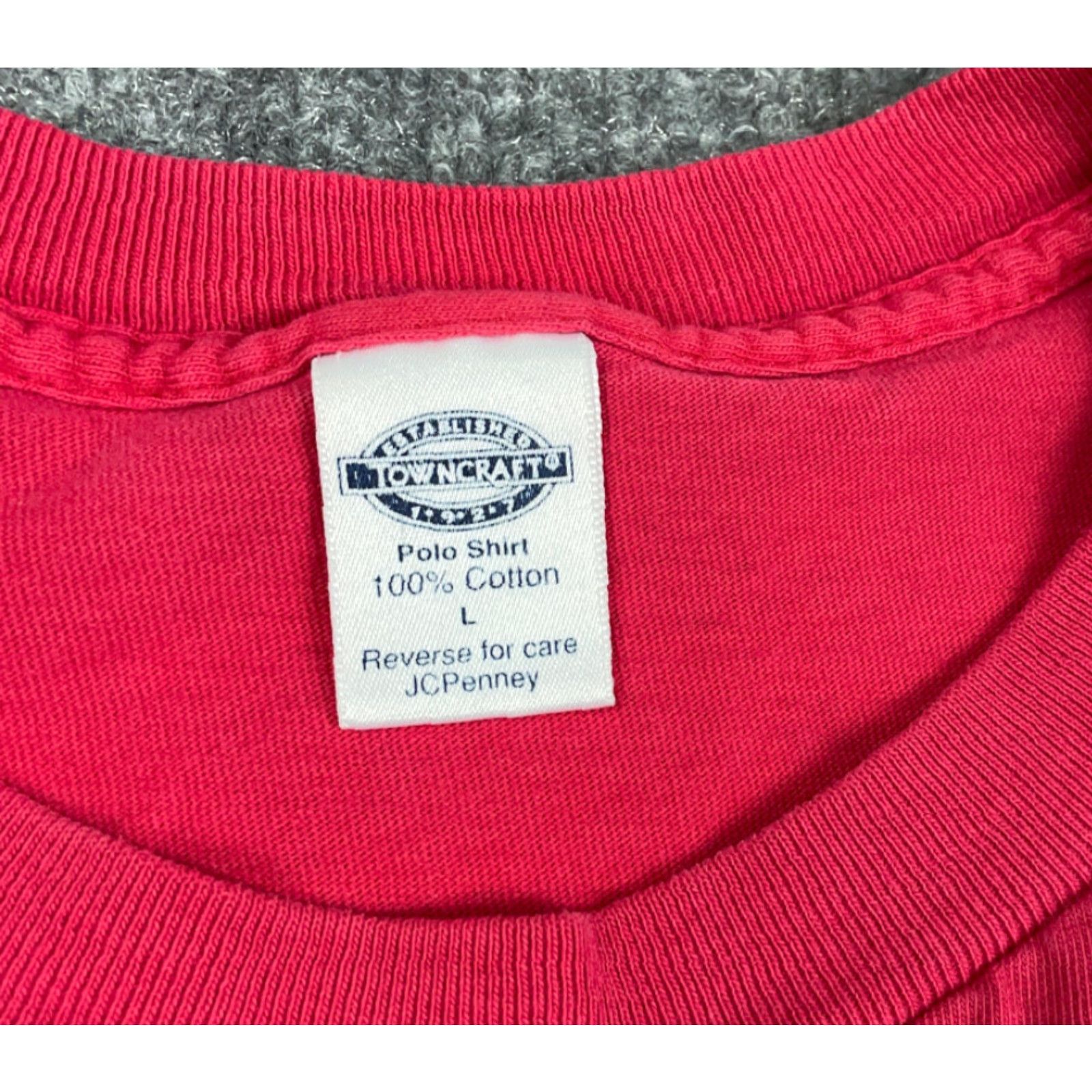 Vintage VINTAGE 90s TownCraft Pink T-Shirt Men Large Short Sleeve Cotton Retro Striped Crew Neck Size US L / EU 52-54 / 3 - 4 Thumbnail