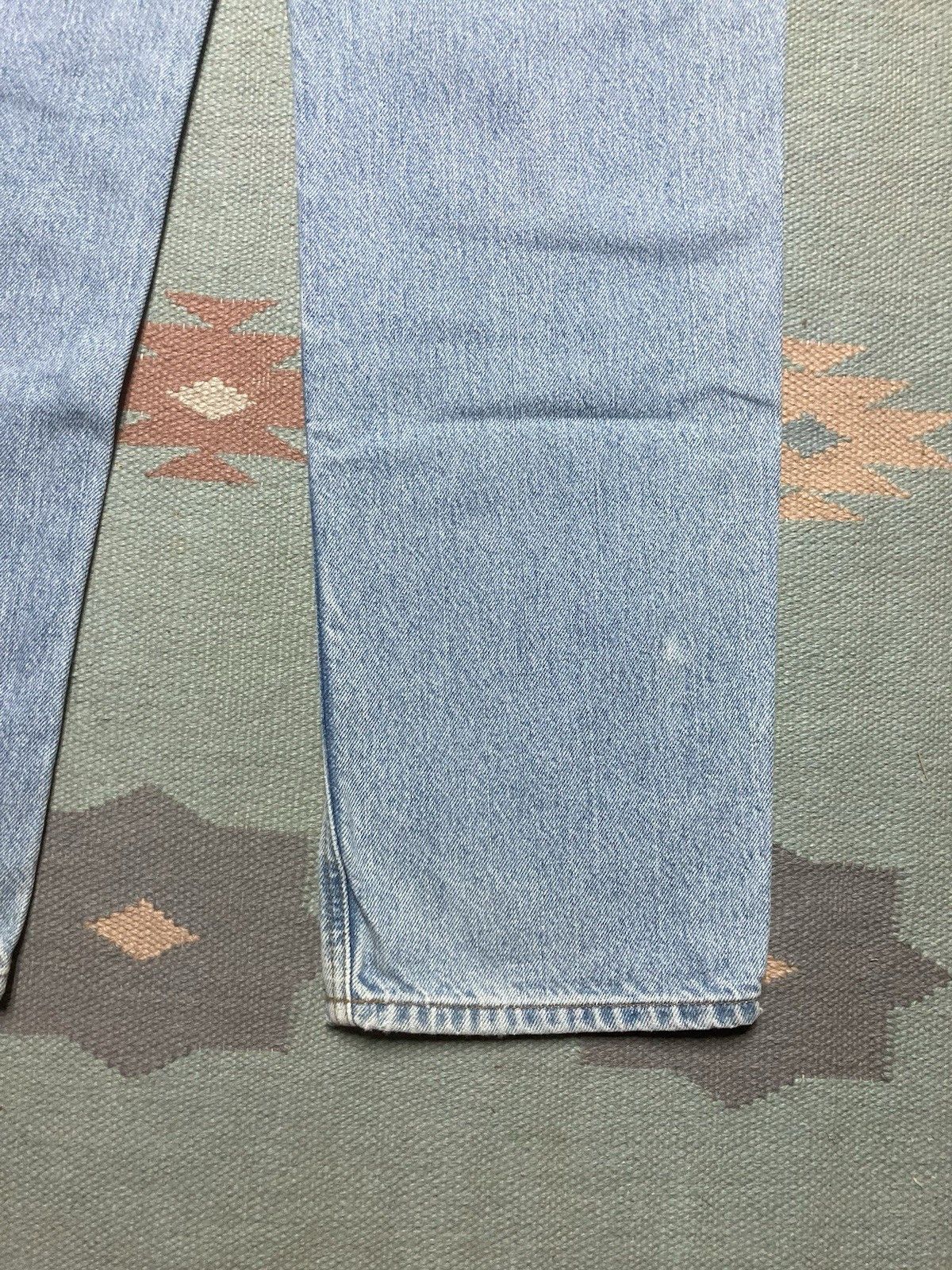 Vintage American eagle denim jeans light wash straight skater 31x34 Size US 31 - 7 Thumbnail