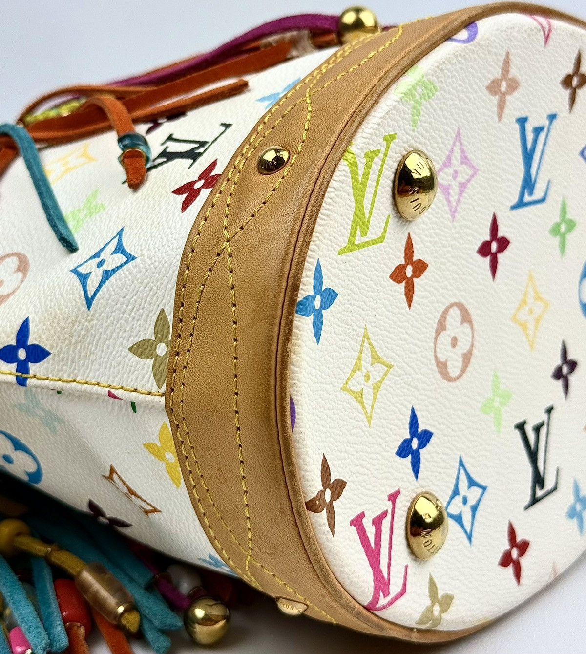 Louis Vuitton × Takashi Murakami Louis Vuitton - Murakami - SS06 - Multicolor - Fringe Bucket Size ONE SIZE - 17 Thumbnail