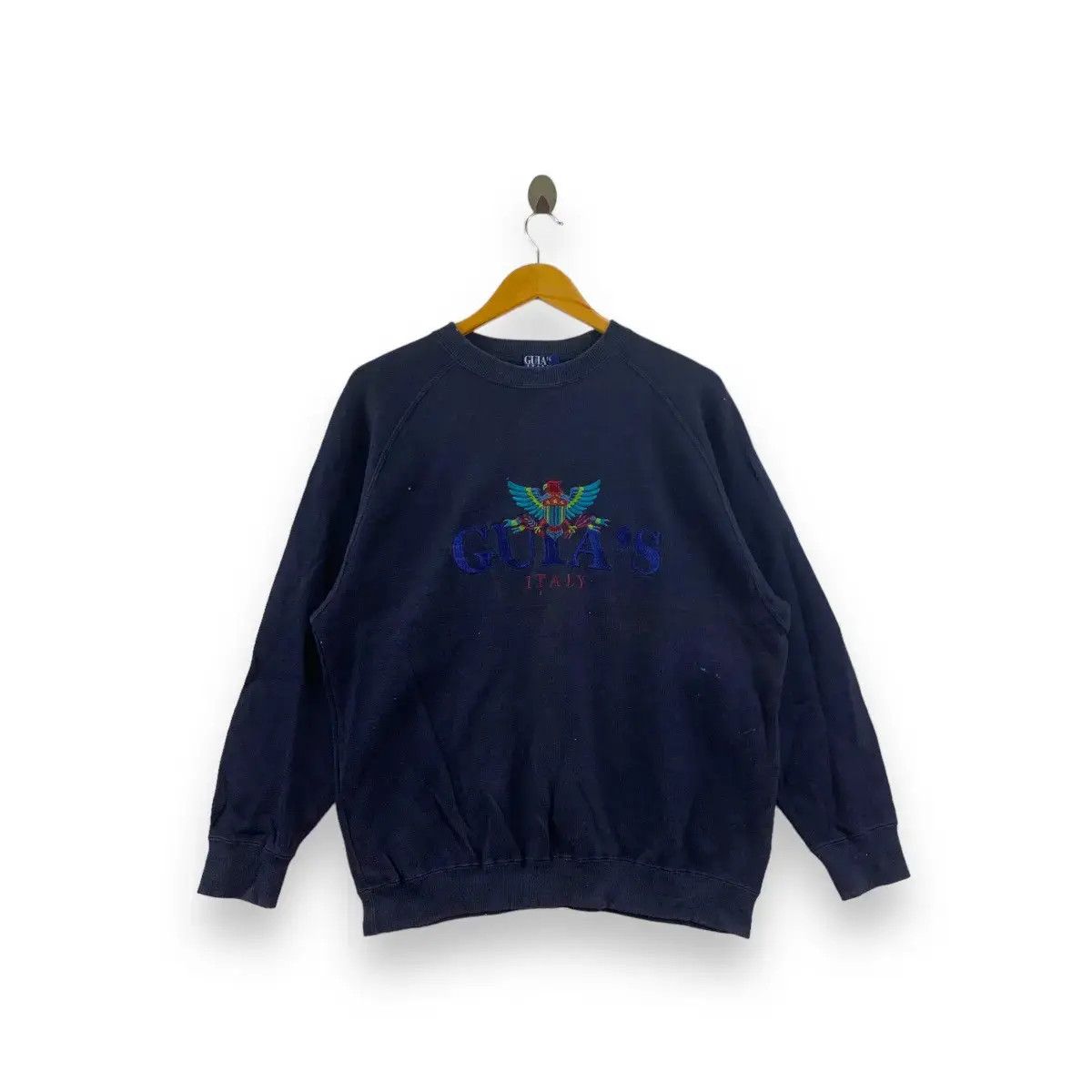 Vintage Vintage GUIA’S ITALY BIRD PARADISE Crest Sweatshirt Size L / US 10 / IT 46 - 1 Thumbnail