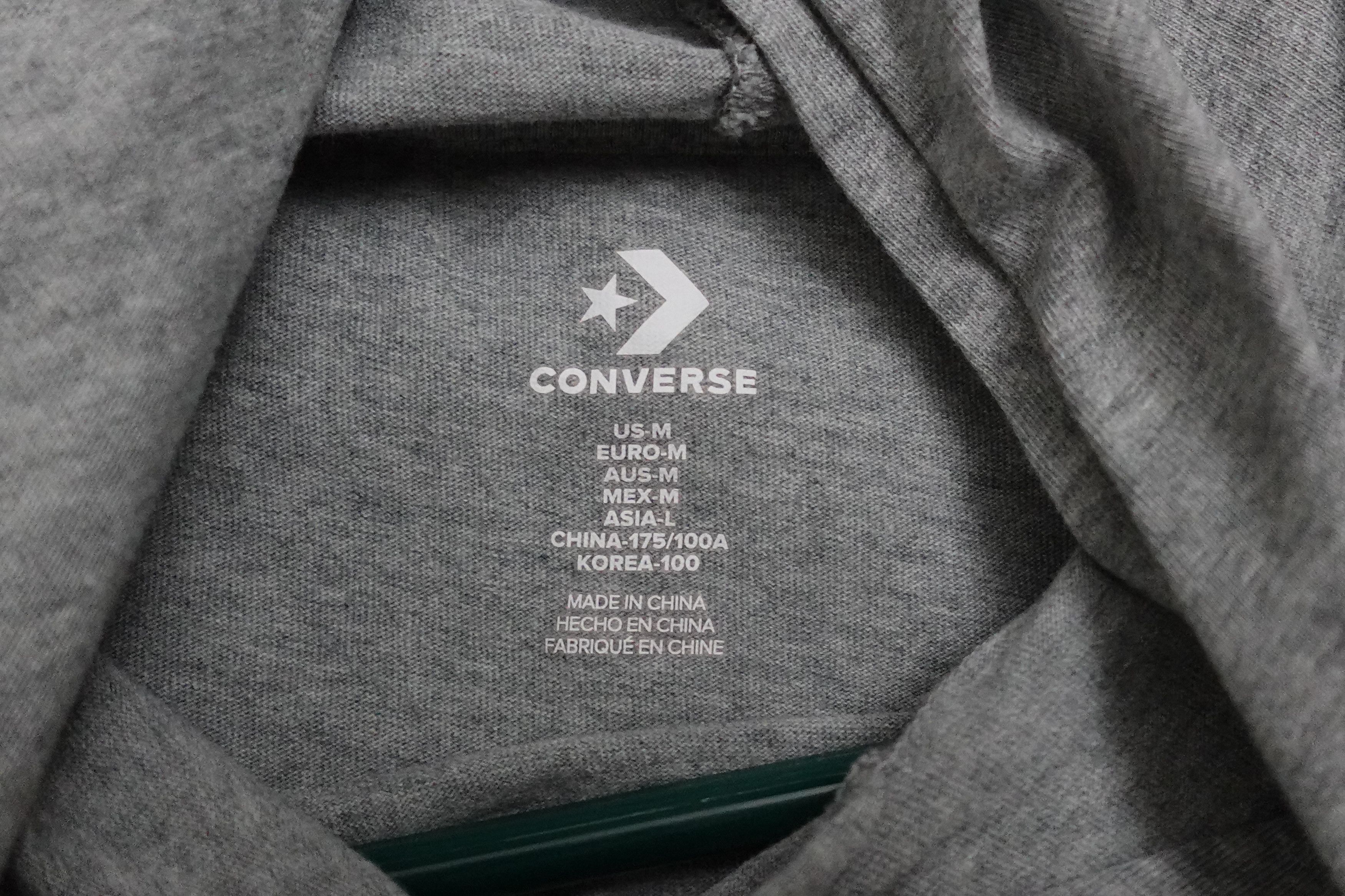 Converse Medium - Converse ALL STAR Hoodie Long Sleeve T Shirt Size US M / EU 48-50 / 2 - 5 Thumbnail