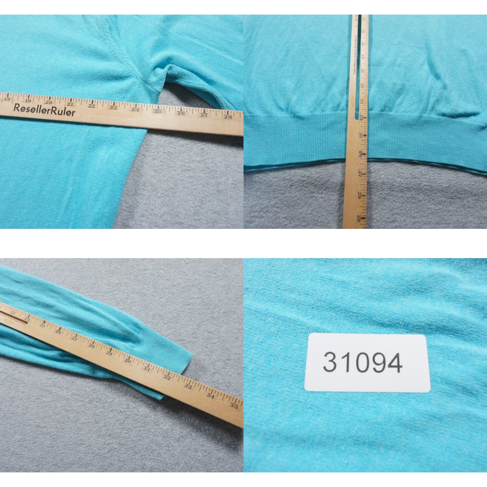 Peter Millar Peter Millar Sweater Mens Large Blue Vneck Pullover Cotton Cashmere Lightweight Size US L / EU 52-54 / 3 - 8 Thumbnail
