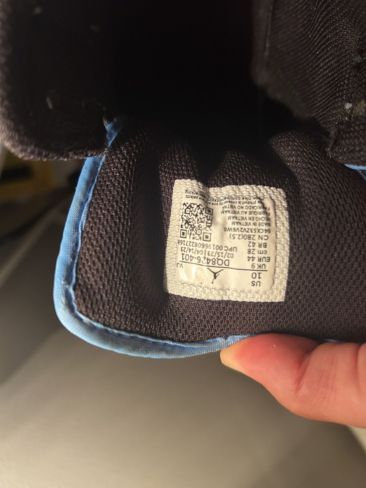 Jordan Brand × Nike JORDAN 1 UNIVERSITY BLUE Size US 10 / EU 43 - 5 Thumbnail
