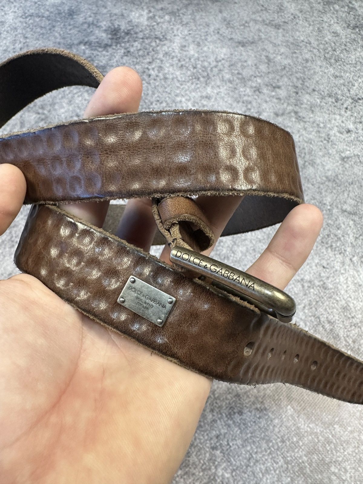 Dolce & Gabbana Y2K Dolce&Gabbana Leather Belts Streetwear Rare Opium USA Size ONE SIZE - 2 Thumbnail