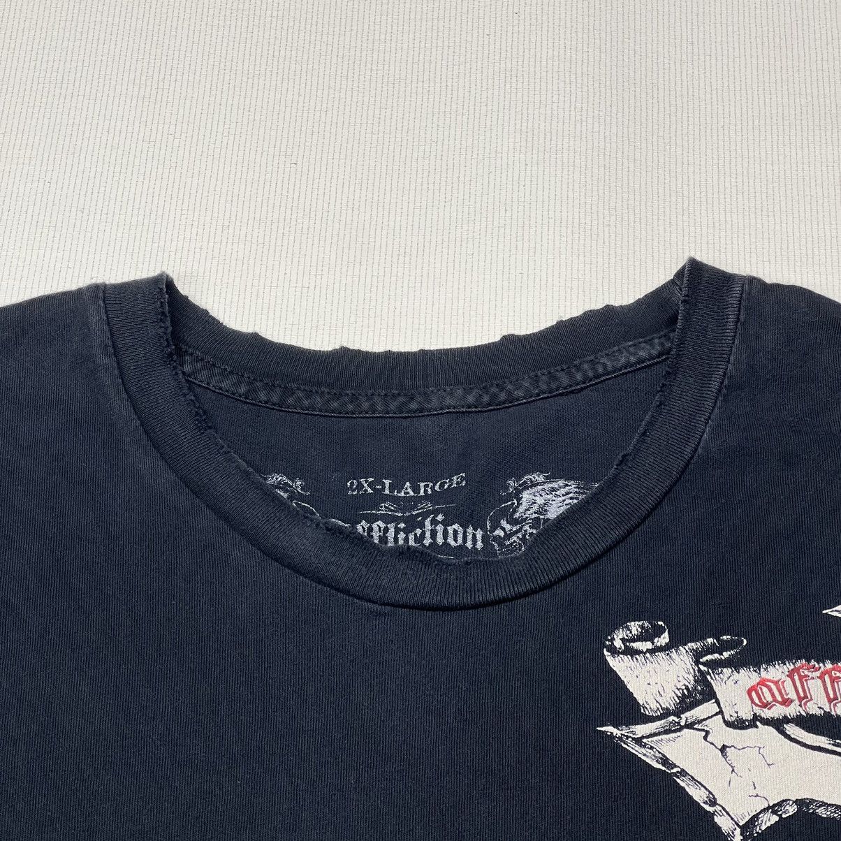 Affliction Affliction Tee Shirt Black Live Fast Skull Wings Cross Punk Size US XXL / EU 58 / 5 - 6 Thumbnail