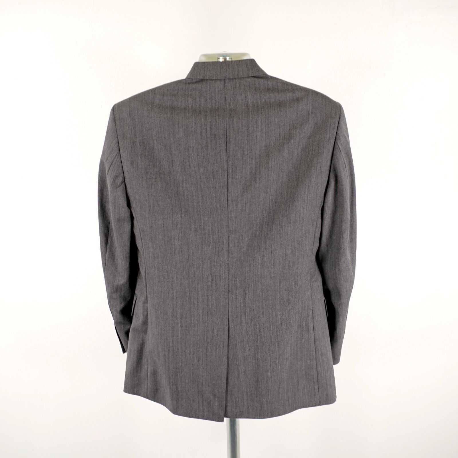 Jos. A. Bank Jos A Bank Signature Wool Gray Herringbone 2 Button Blazer / Size 38R - 8 Thumbnail