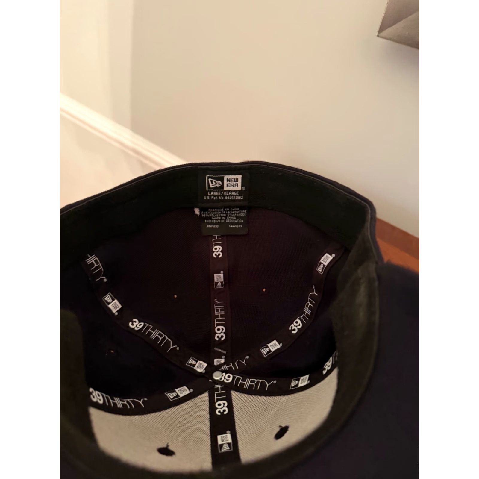 New Era Xavier Musketeers New Era 39Thirty Fitted Hat Cap Blue Sz L / XL Mens Wool Solid Casual Baseball Cap Size ONE SIZE - 5 Thumbnail