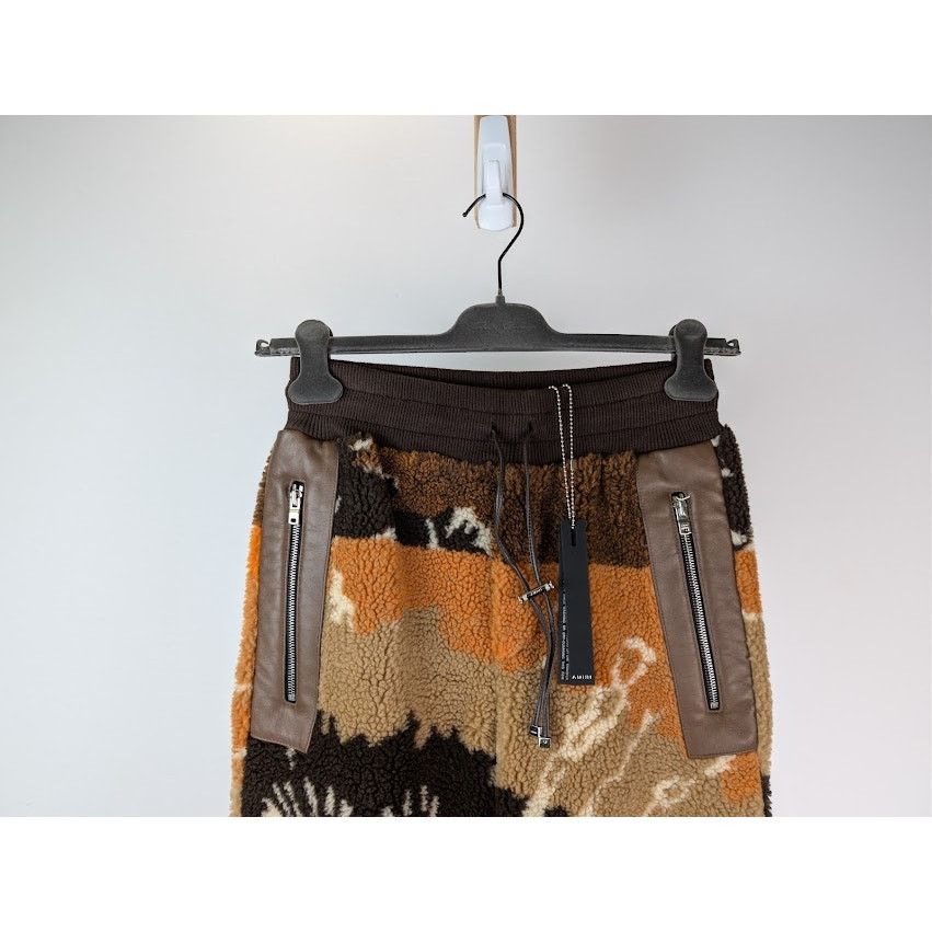 Amiri o1rshd1 Tie Dye Track Pant in Orange / Black Size US 30 / EU 46 - 3 Thumbnail