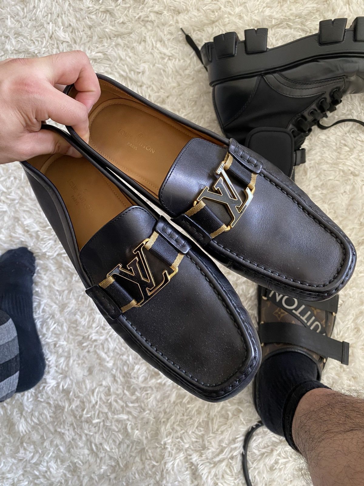 Louis Vuitton LV BLACK ICE DERBY Shoes | Grailed