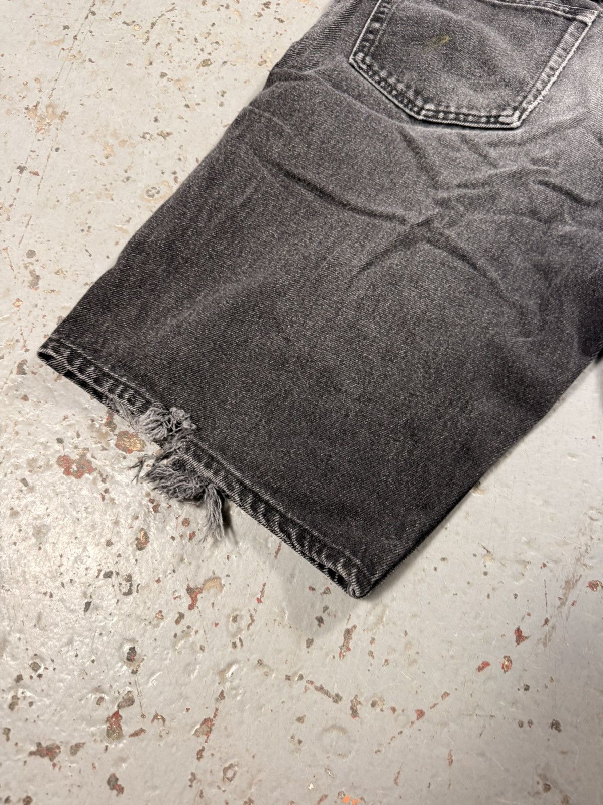 Wrangler Vintage Wrangler Basics Pink Floyd Faded Denim Jorts Size US 32 / EU 48 - 5 Thumbnail