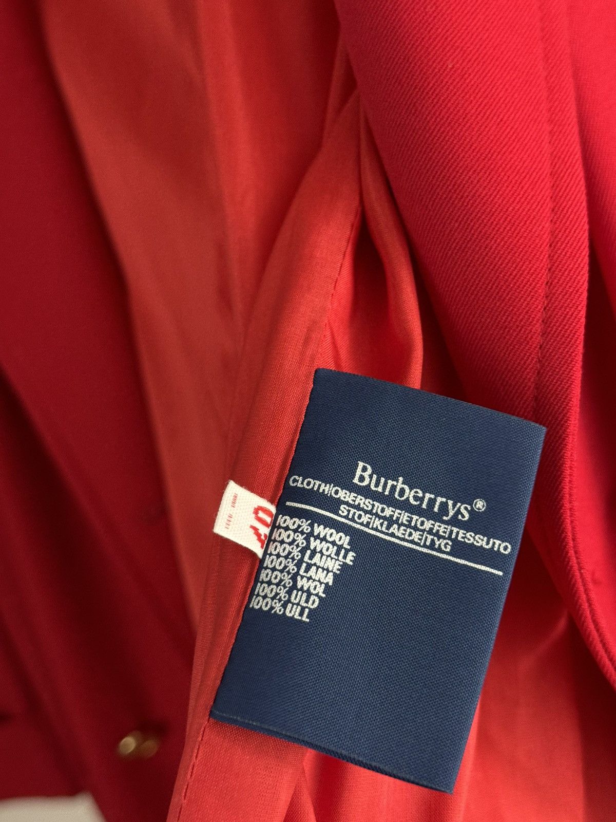 Burberry × Vintage Vintage trench coat Burberry original luxury streetwear item Size L / US 10 / IT 46 - 4 Thumbnail
