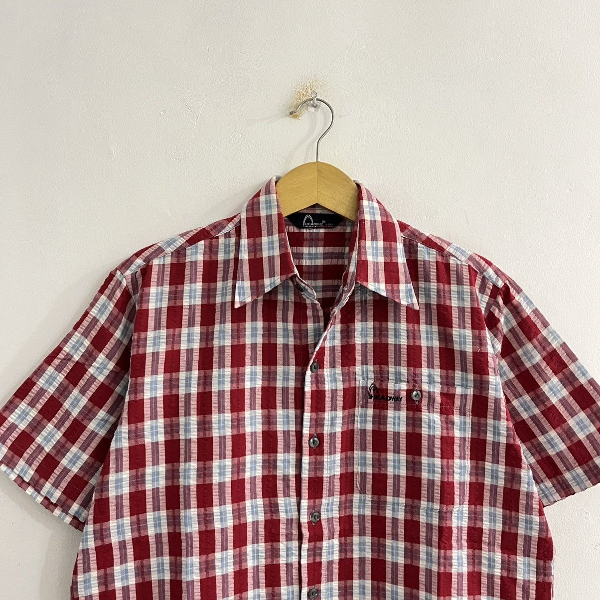 Japanese Brand Headway Plaid Button Up Shirt Size US M / EU 48-50 / 2 - 2 Thumbnail