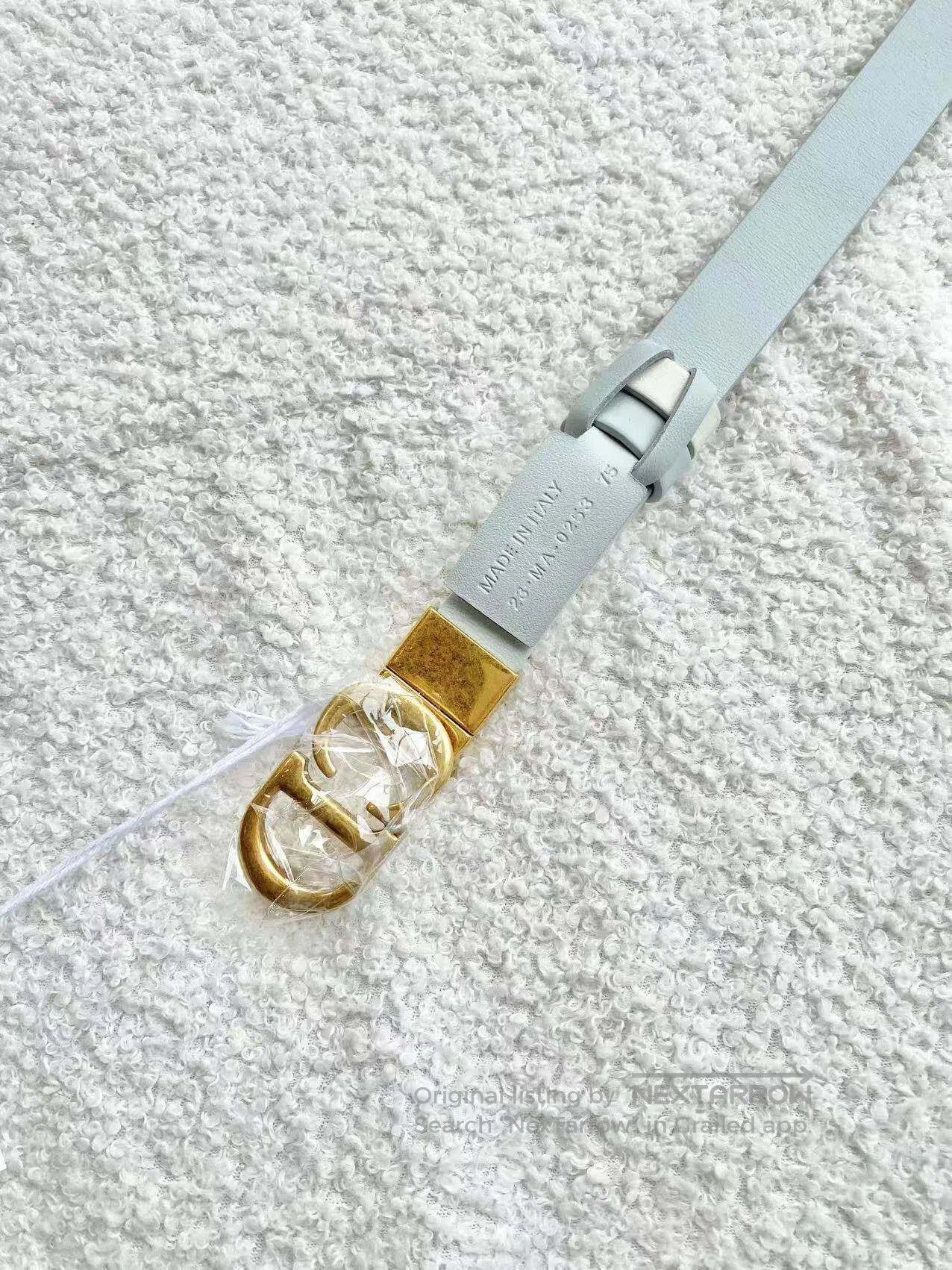 Dior Dior CD head ice blue belt| Size ONE SIZE - 4 Thumbnail