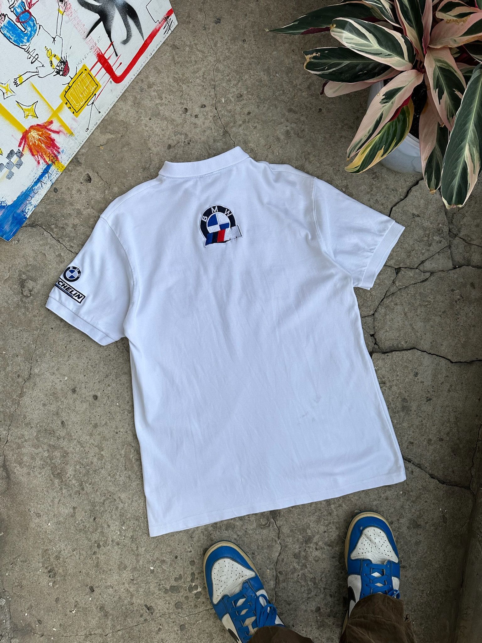 BMW Vintage BMW Racing Polo Shirt F1 Grand Prix Size US XL / EU 56 / 4 - 11 Thumbnail