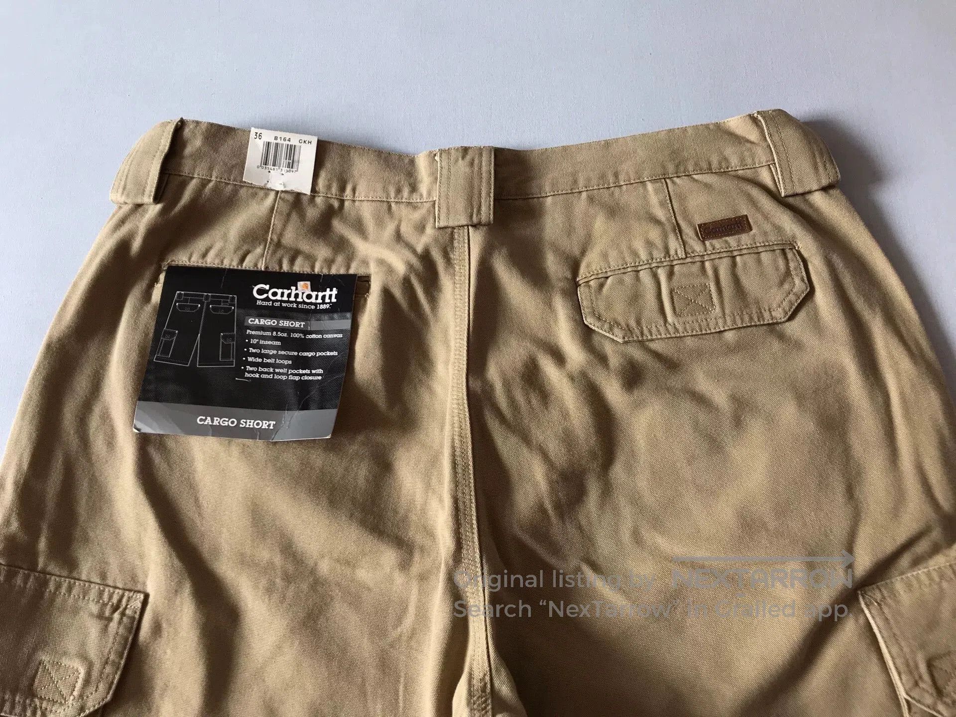 Carhartt Carhartt B164 GKH Cargo Shorts. Size US 36 / EU 52 - 3 Thumbnail