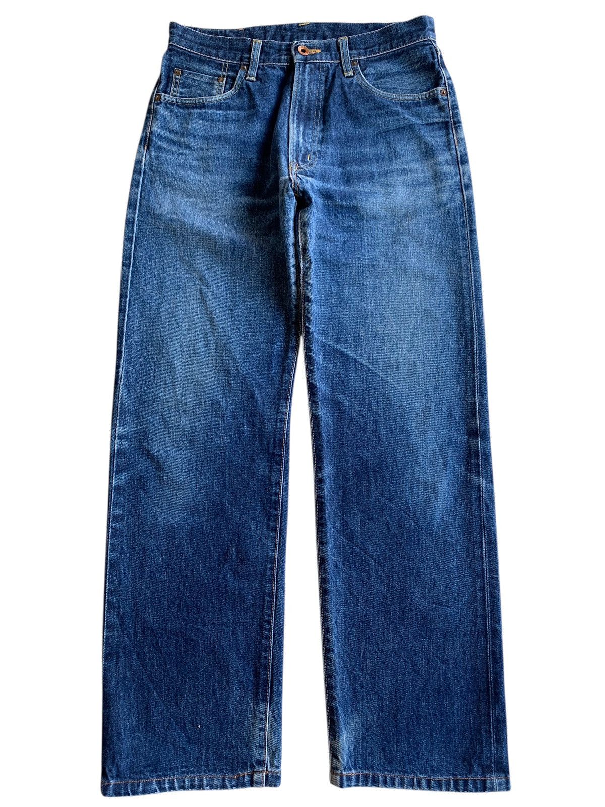 Edwin VINTAGE EDWIN 505XX SELVEDGE FADED JAPANESE DISTRESSED DENIM Size US 30 / EU 46 - 14 Thumbnail
