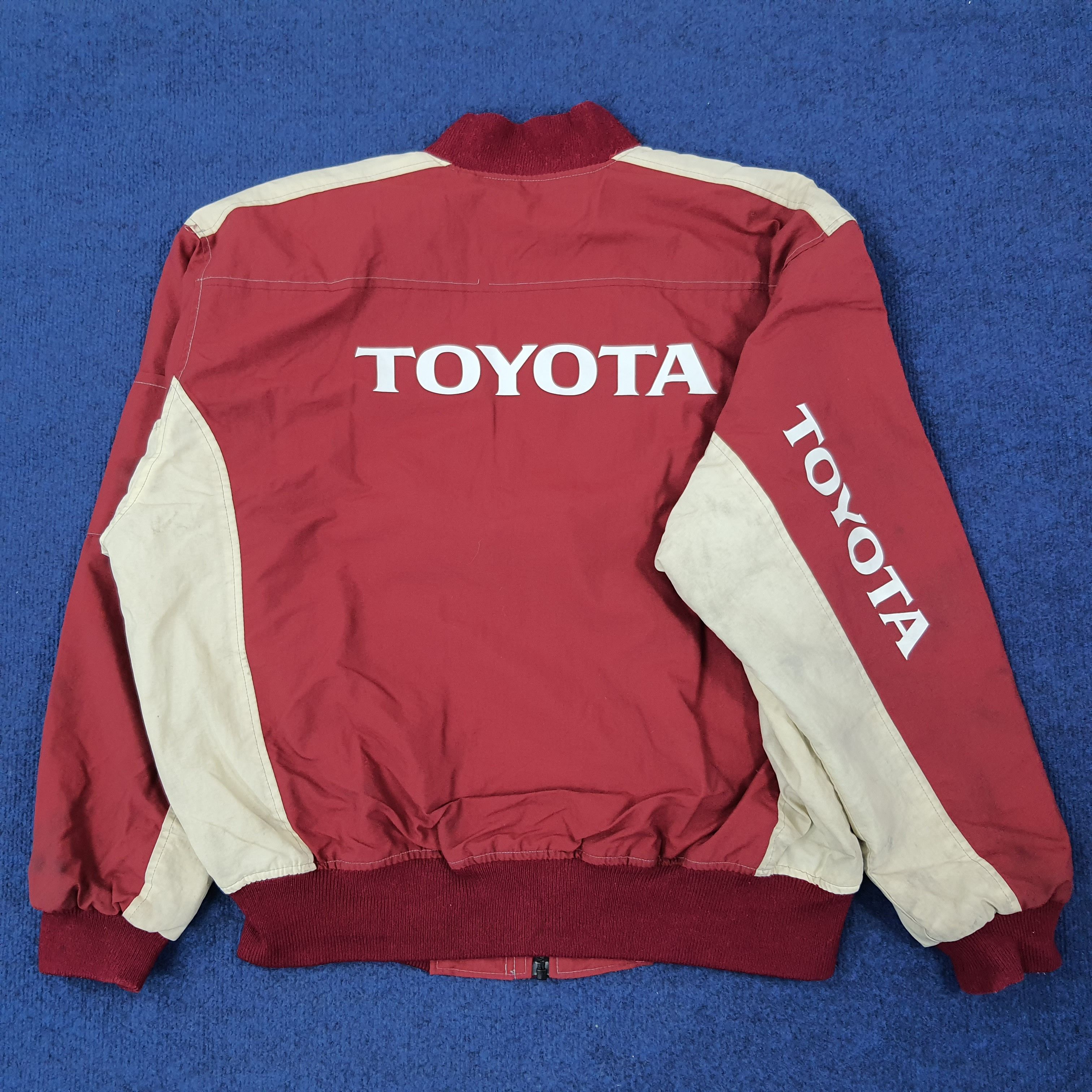 Other Vintage Toyota Tecno Japan Motorsports Racing Jacket C240N18 Size US XL / EU 56 / 4 - 1 Thumbnail