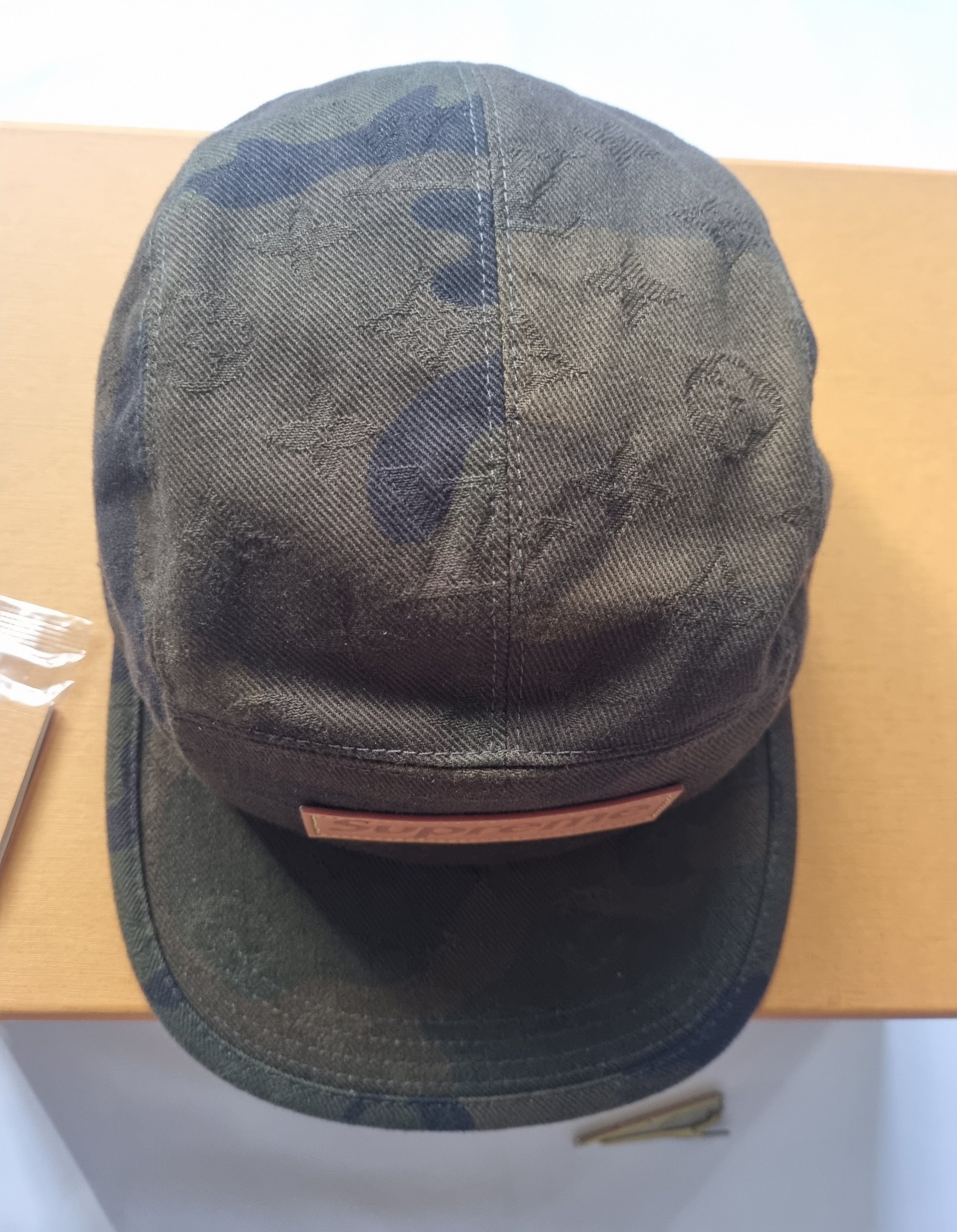 Louis Vuitton × Supreme Louis Vuitton Supreme Camouflage Monogram Camp Cap Size ONE SIZE - 4 Thumbnail