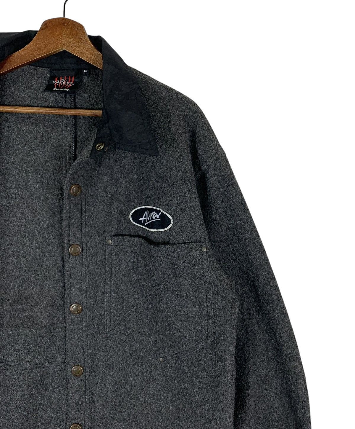 Welcome Skateboards vintage 90's Alva Staff Tony Alva fleece Snap Button Jacket Size US M / EU 48-50 / 2 - 8 Thumbnail