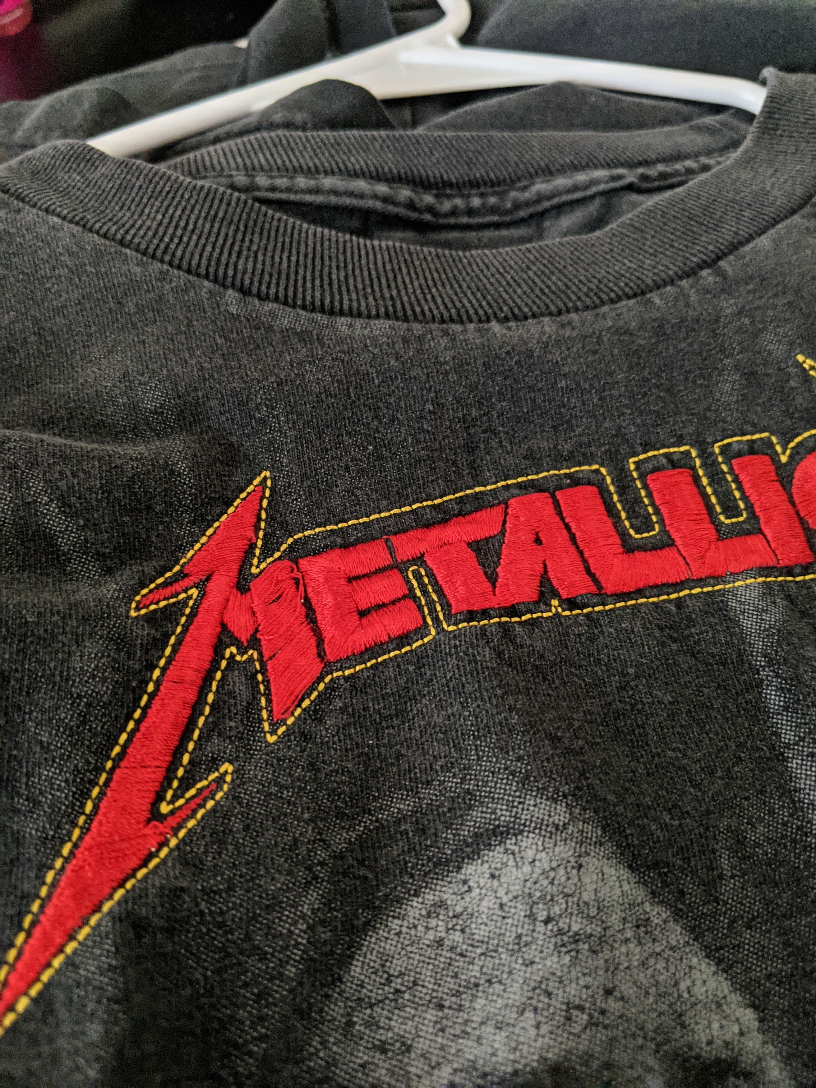 Metallica Metallica Band Double Side Graphic Tee Shirt Size US L / EU 52-54 / 3 - 5 Thumbnail