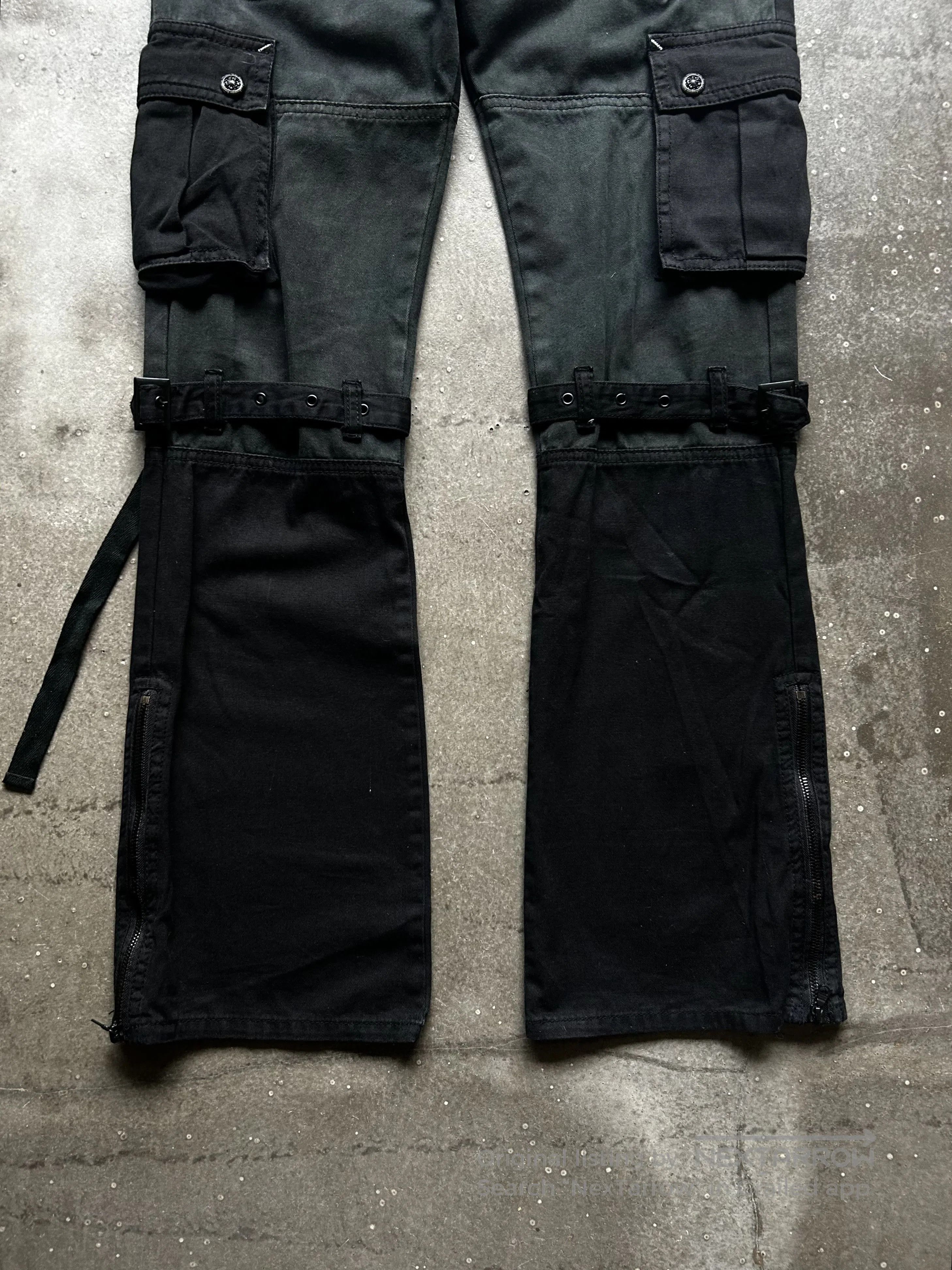 Vintage MIDAS Early Four-Chain Cargo Pants. Size US 44 / EU 60 - 4 Thumbnail