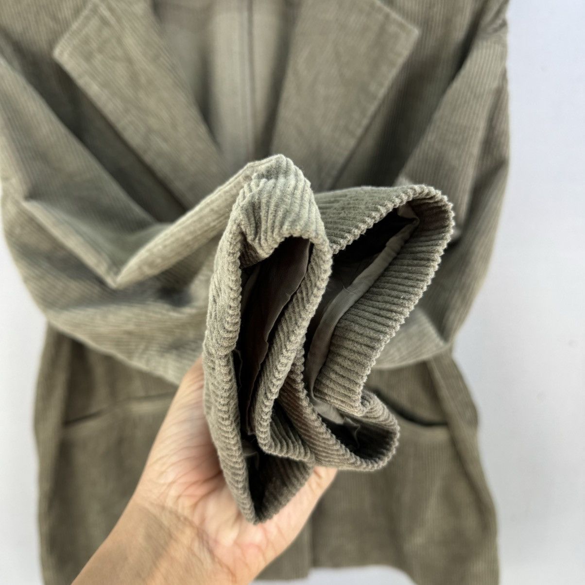 Japanese Brand Lakole Corduroy Double-Breasted Blazer Jacket Size US M / EU 48-50 / 2 - 8 Thumbnail