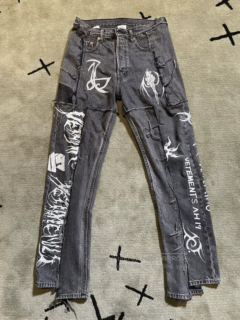 Vetements Vetements size XS Jeans Size US 27 - 1 Thumbnail