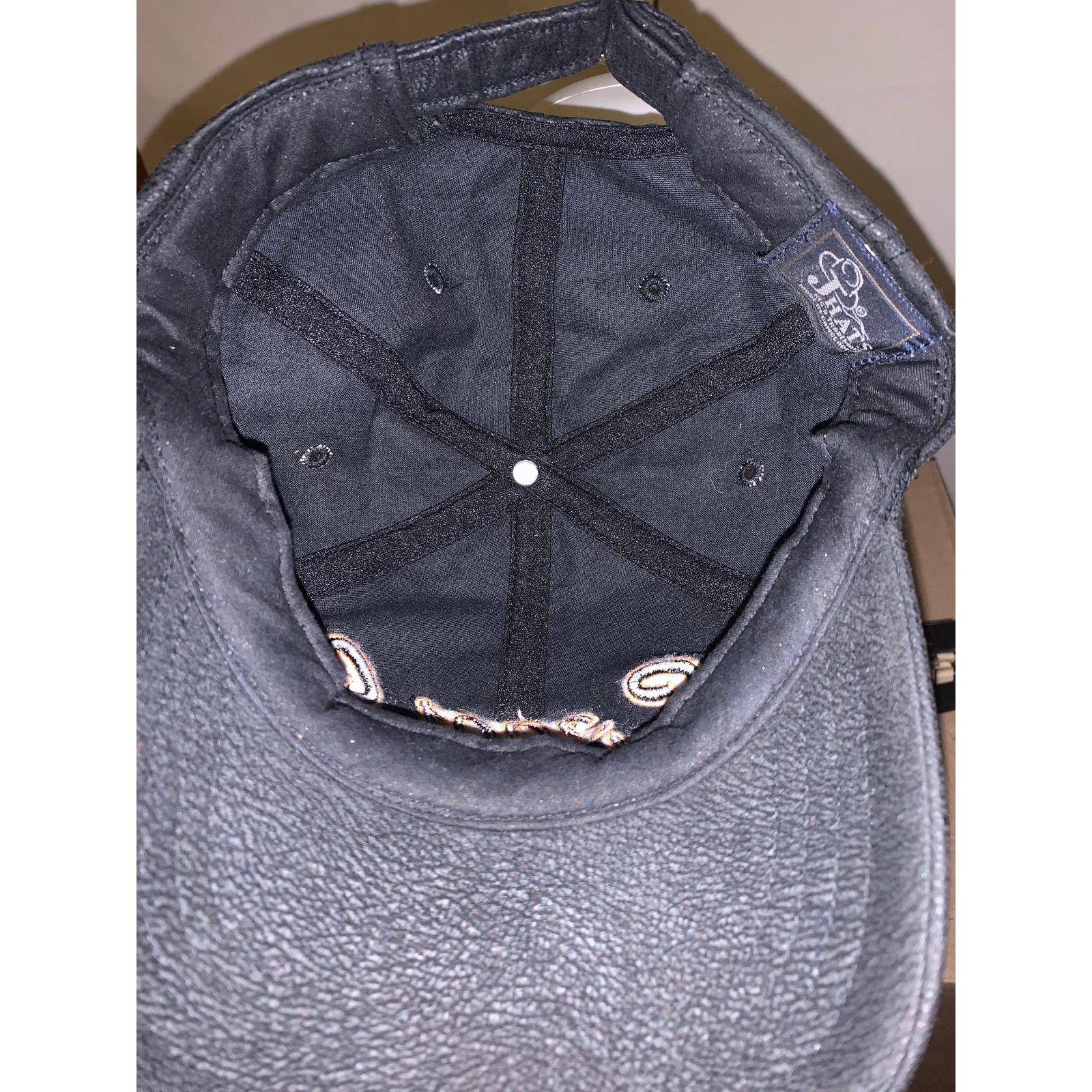 Harley Davidson × Vintage 2001 Sturgis Motorcycle Rally Leather Strapback Hat Black Size ONE SIZE - 5 Thumbnail