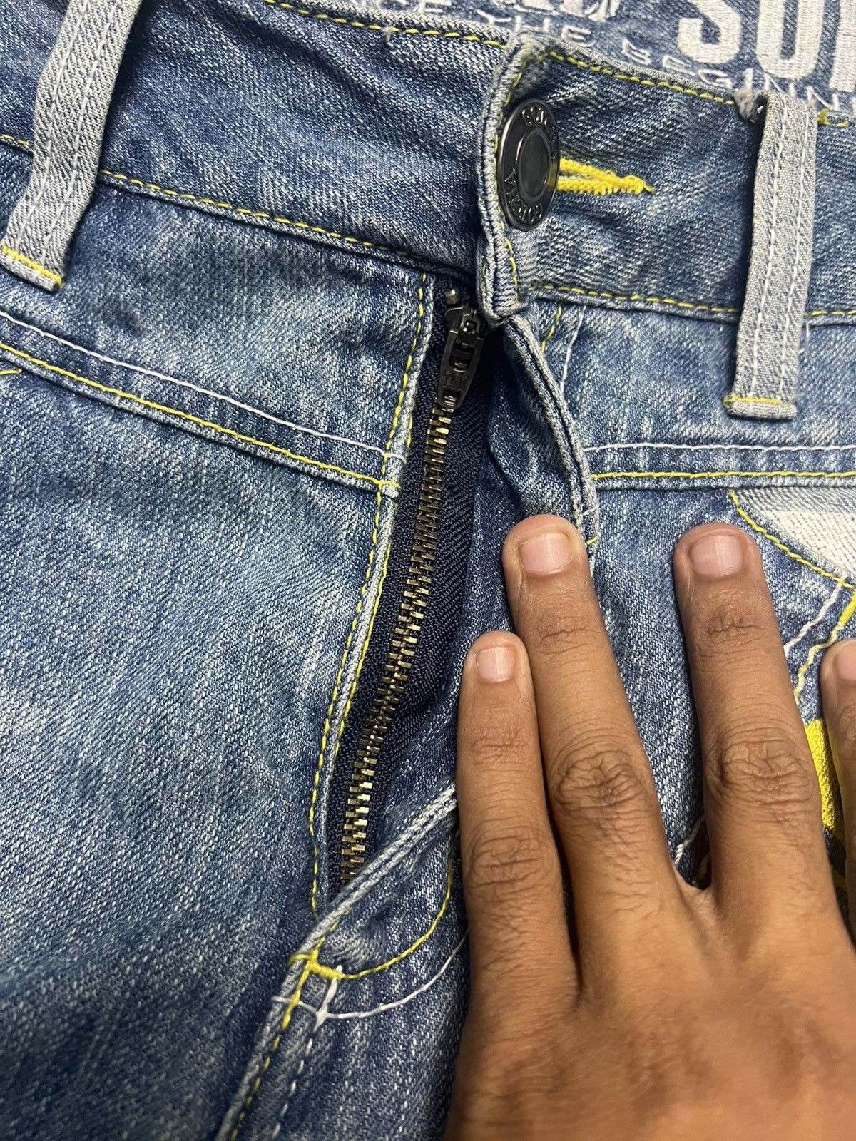 Gotcha GOTCHA Vintage Surfwear Denim Jeans Wide Leg Blue XXL (42) Size US 39 - 8 Thumbnail