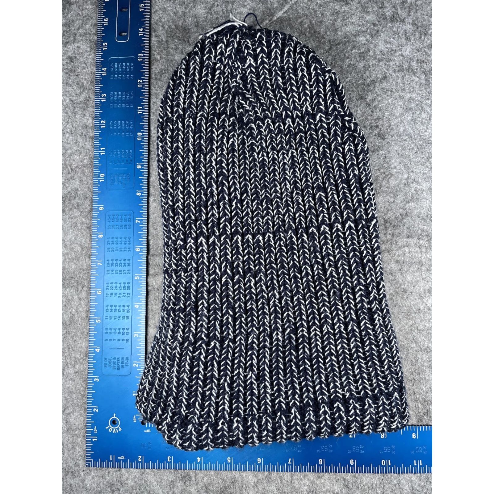 Vintage Star Valley Health Hat Beanie Mens One Size Blue Knit Striped Casual Winter Size ONE SIZE - 6 Thumbnail