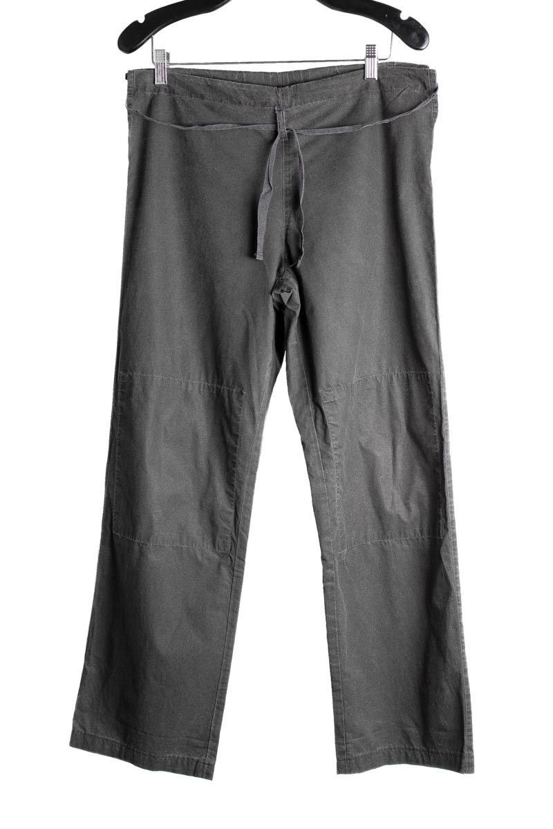 image of Maison Margiela Archive S/s 2001 Belted Pantsdark Grey, Men's (Size 30)