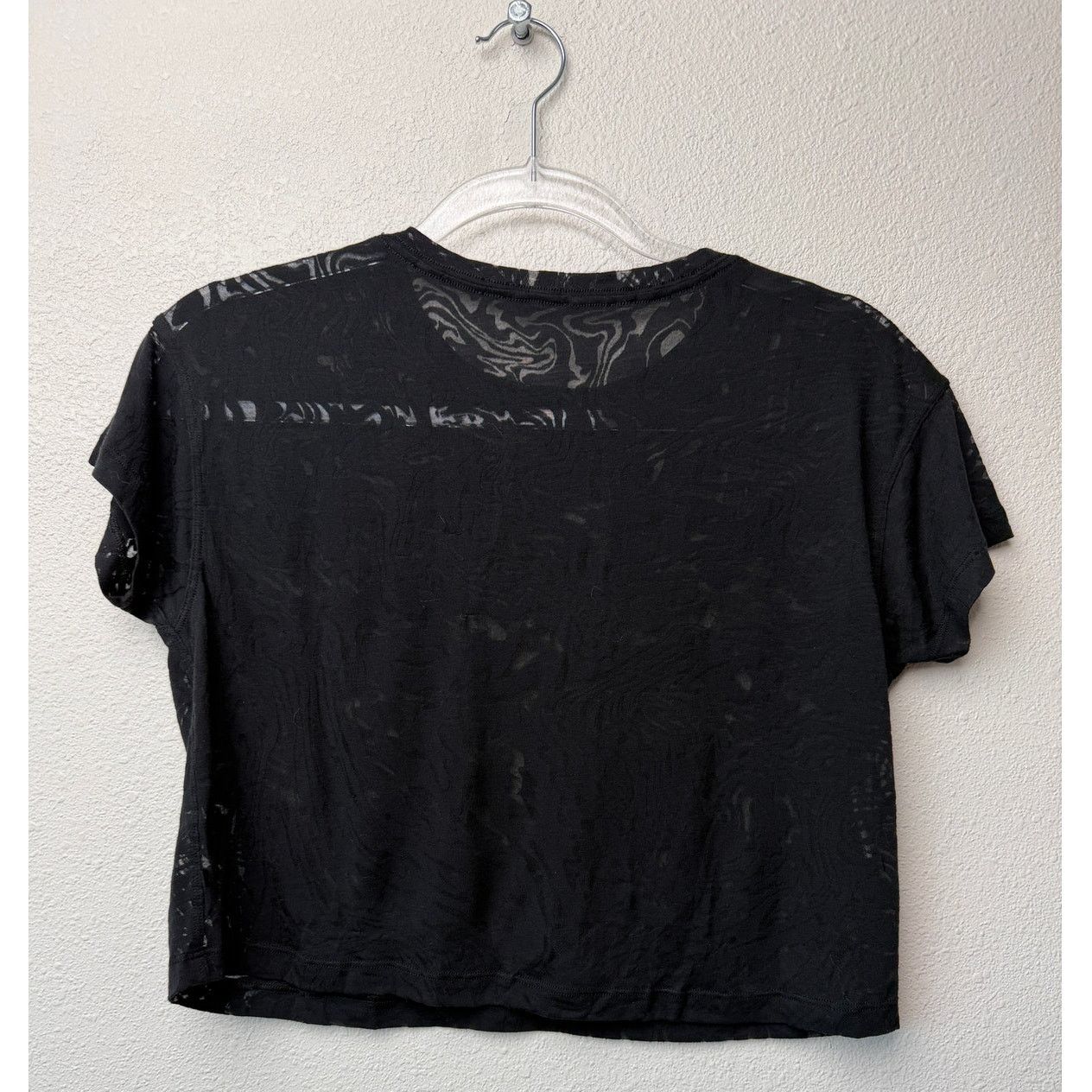 Lululemon Lululemon All Yours Cropped T-Shirt Veil Black Women Size 8 Size M / US 6-8 / IT 42-44 - 4 Thumbnail