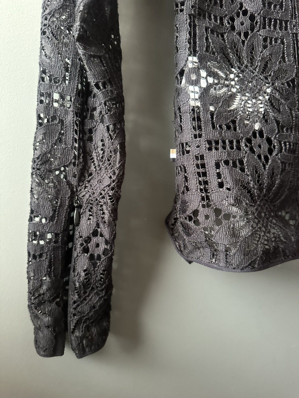 Hugo Boss Women's Boss & KINGA MATHE Lace Black Long Sleeve Size 34 FR Size XS / US 0-2 / IT 36-38 - 6 Thumbnail