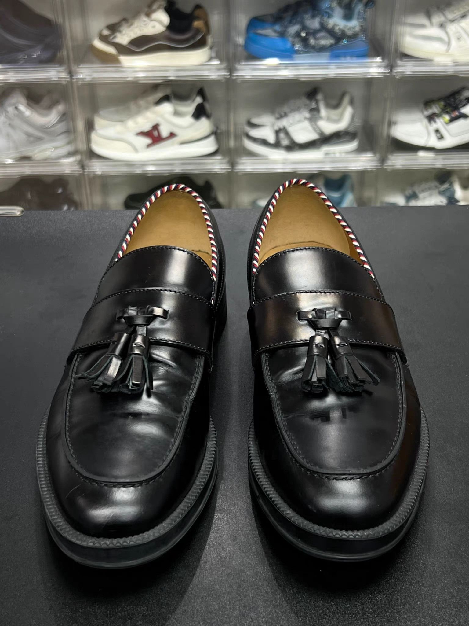 Gucci Gucci Interlocking G Tassel Leather Loafers K15 Size US 10 / EU 43 - 2 Thumbnail