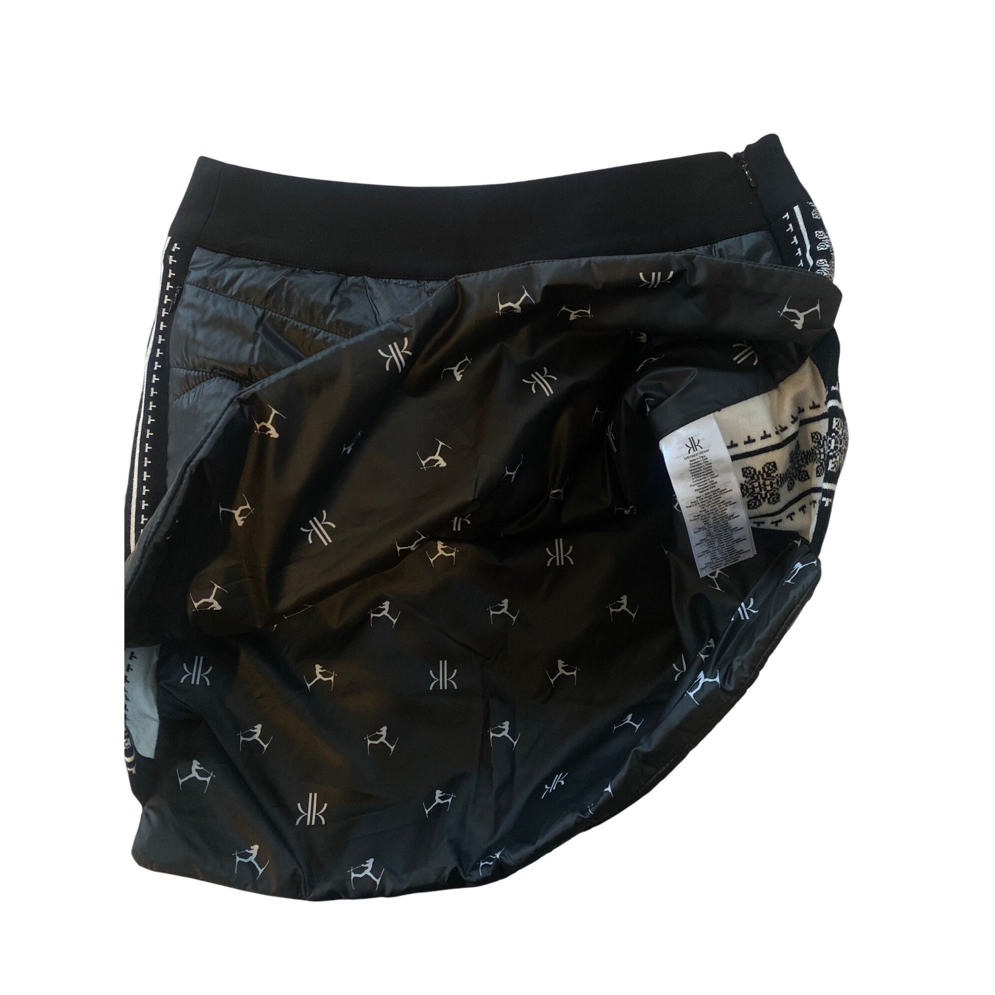 Other NWT Krimson Klover Black Snowflake Puffer Insulated Skirt M Size 32" / US 10 / IT 46 - 8 Thumbnail