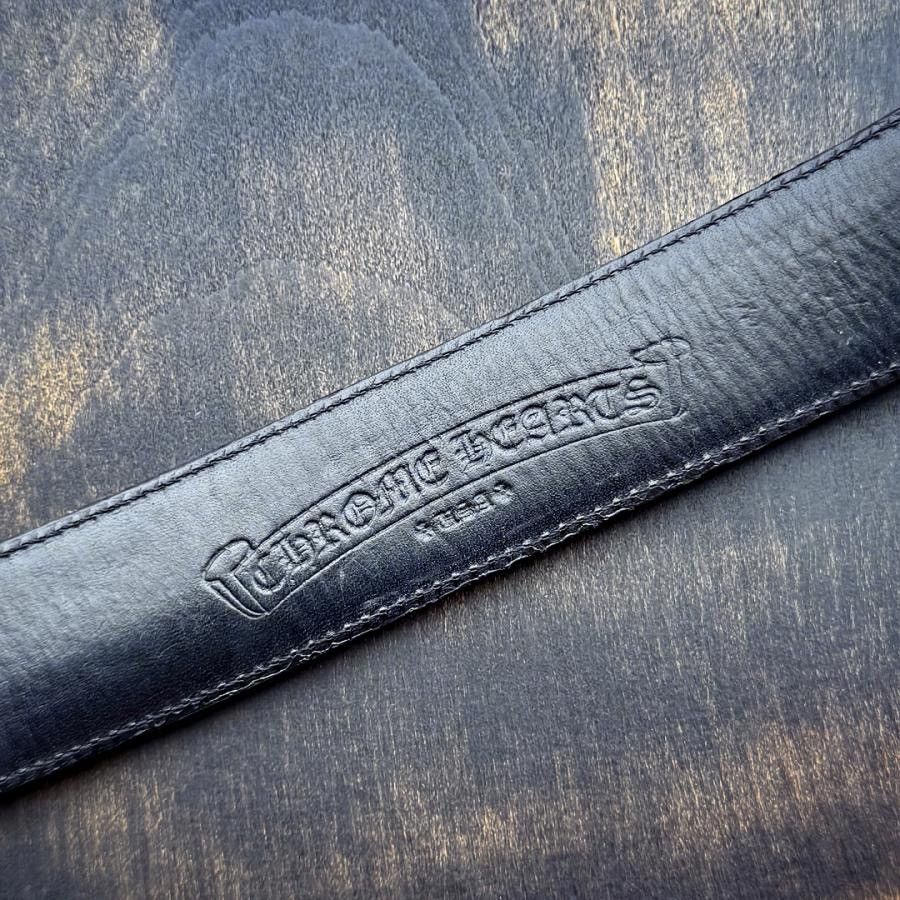 Chrome Hearts 32inch Chrome Hearts Gunslinger Leather Belt 1.5 Size ONE SIZE - 7 Thumbnail
